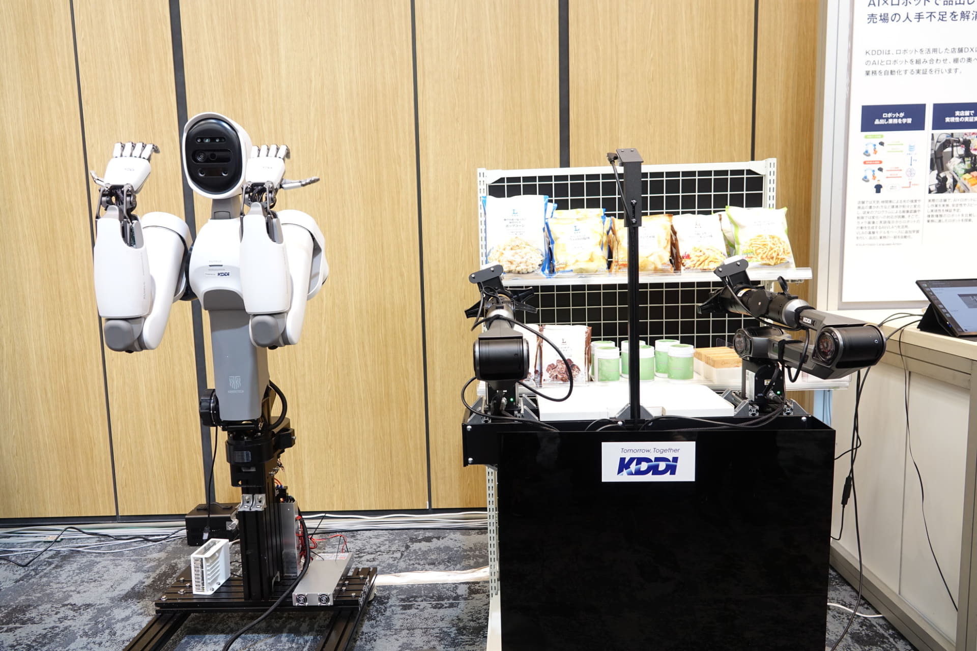 2種類の品出しロボット