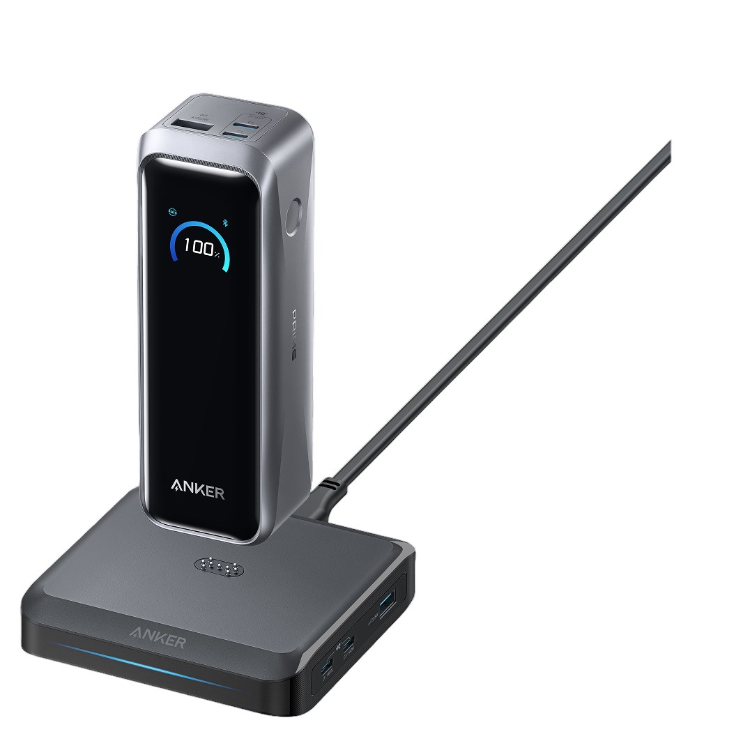 Anker Prime Power Bank（20100mAh、220W）with Anker Prime Charging Base（150W、3 Ports）