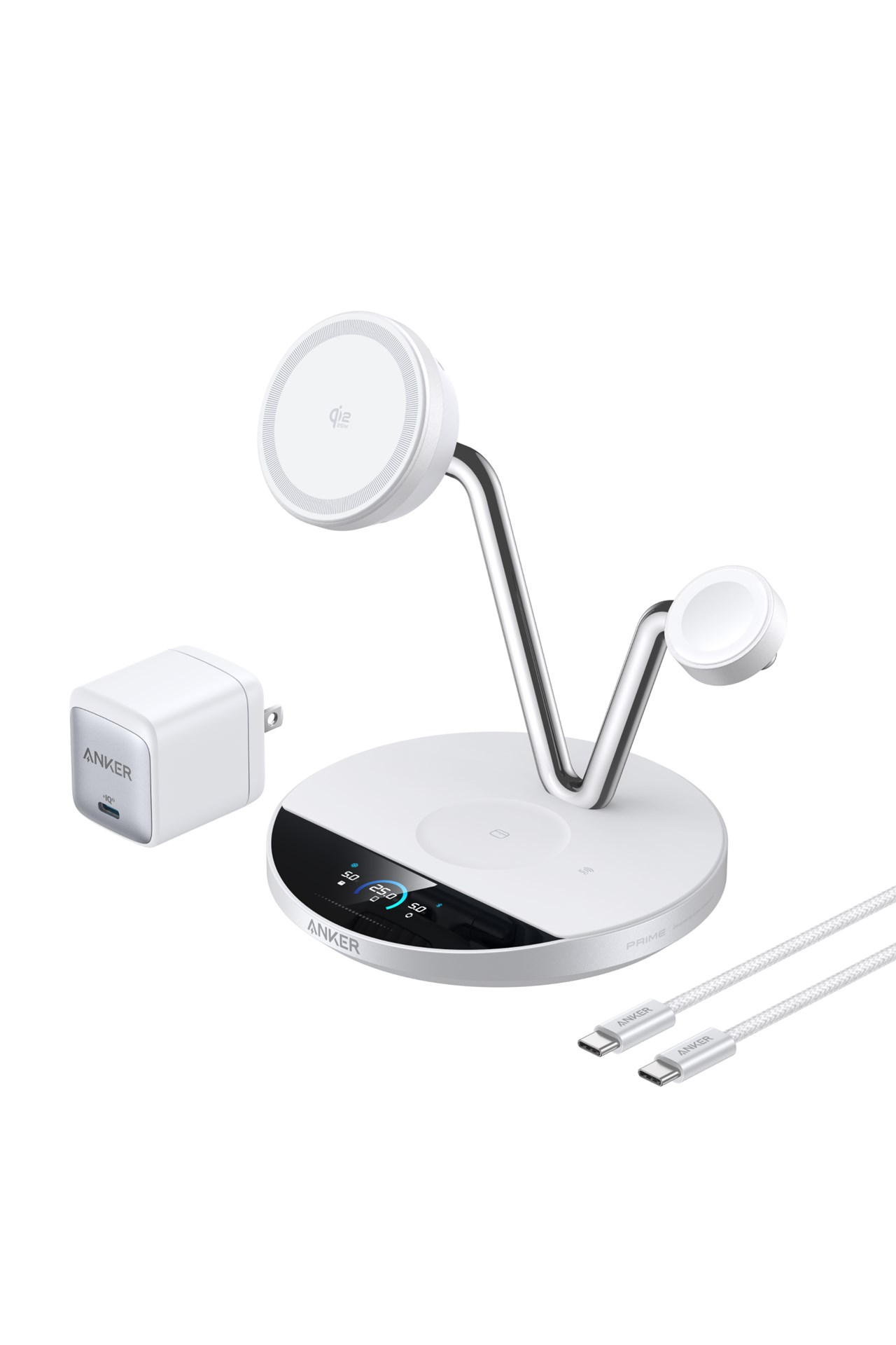 Anker Prime Wireless Charging Station（3-in-1、MagGo、AirCool、Dock Stand）