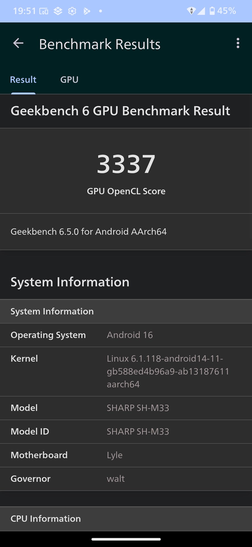Geekbench 6で測定したCPU、GPUのスコア。特にCPUのシングルコアや、GPUの処理能力が大きく向上している