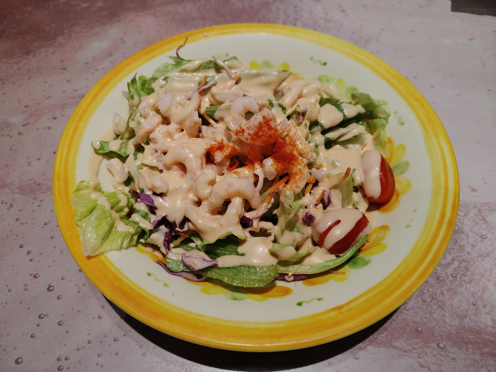 料理もしっとりとしたつややかさは出ている