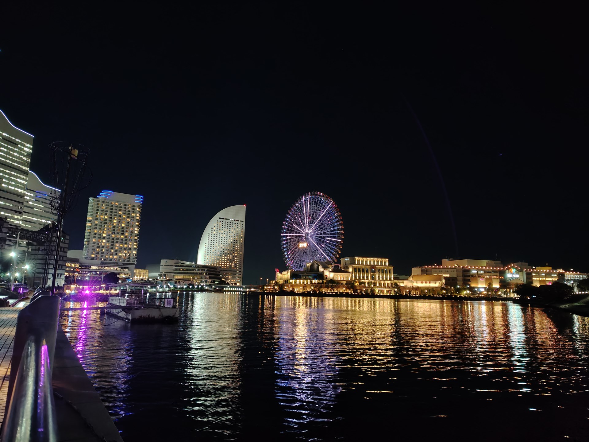 ナイトモードで撮影