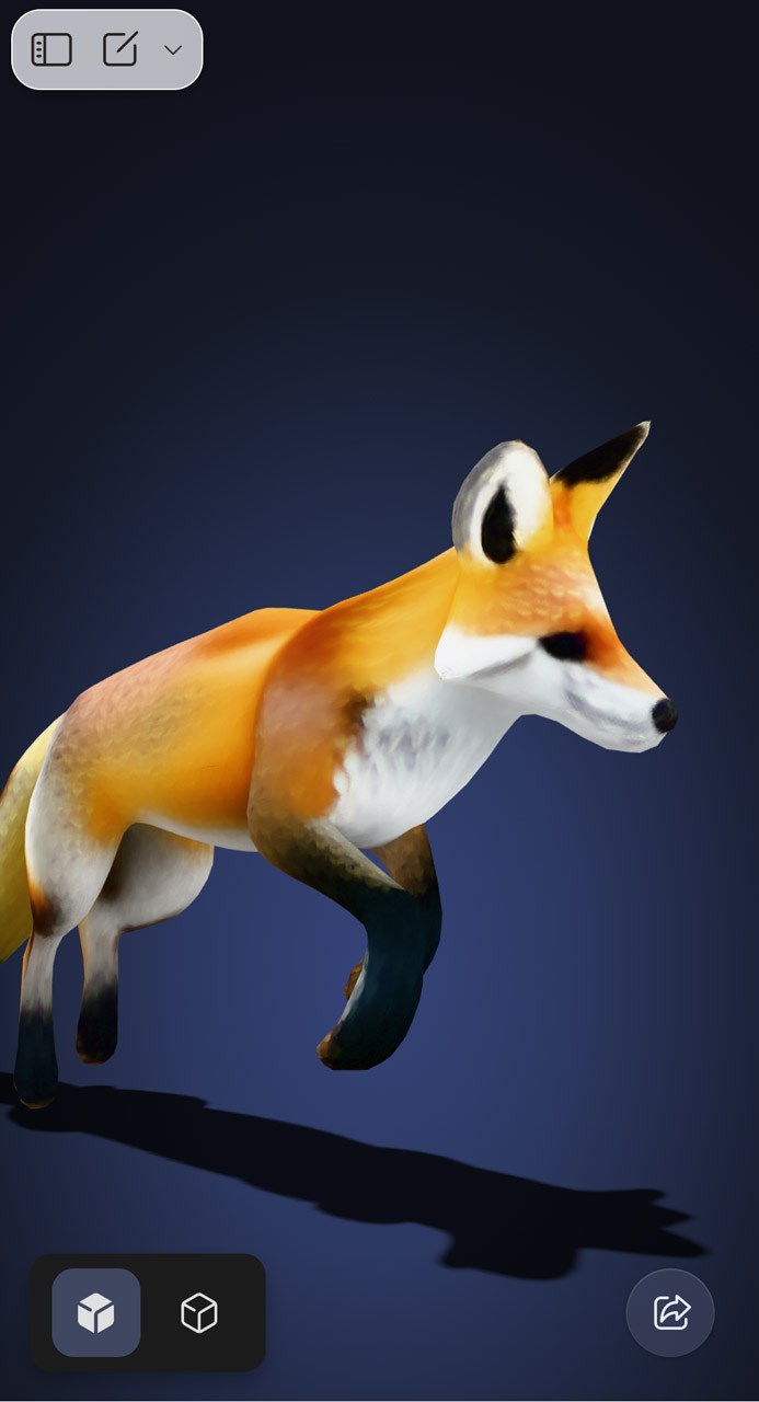 AIで生成した2D画像を3Dデータ化することもできた