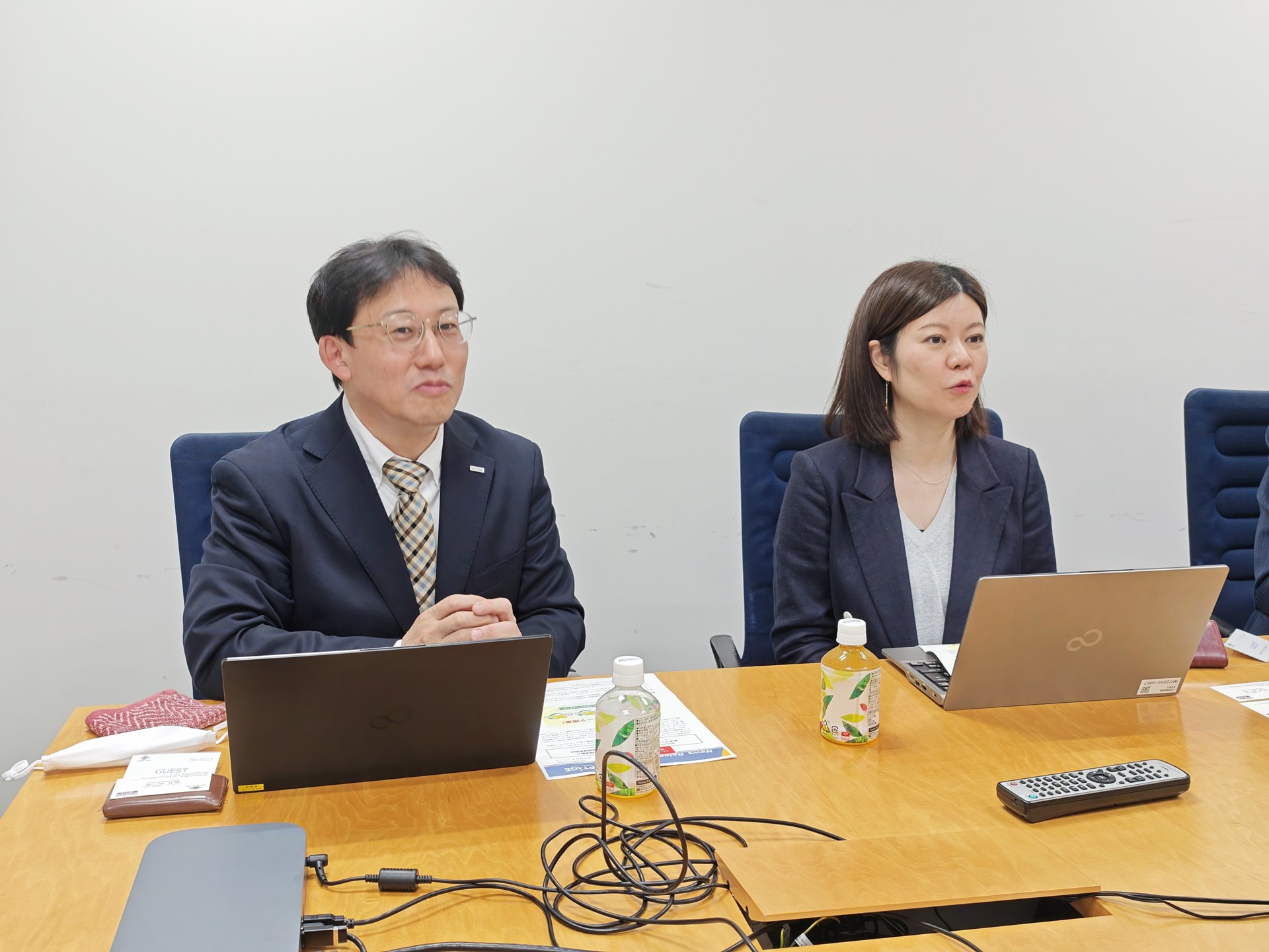 左から松田守弘氏と岩佐頼佳氏