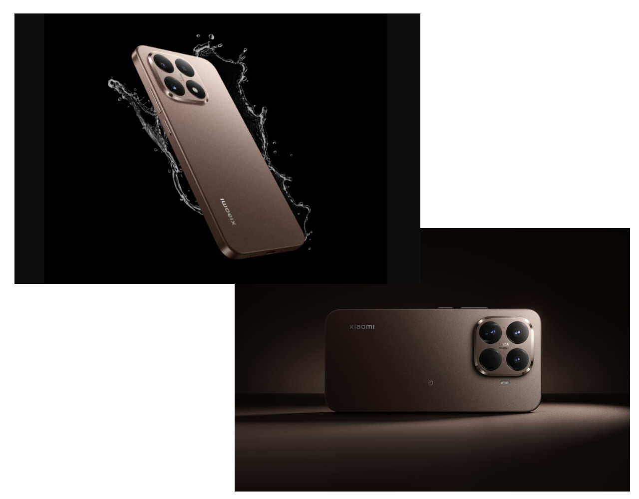 Xiaomi 15T（左）とXiaomi 15T Pro（右）