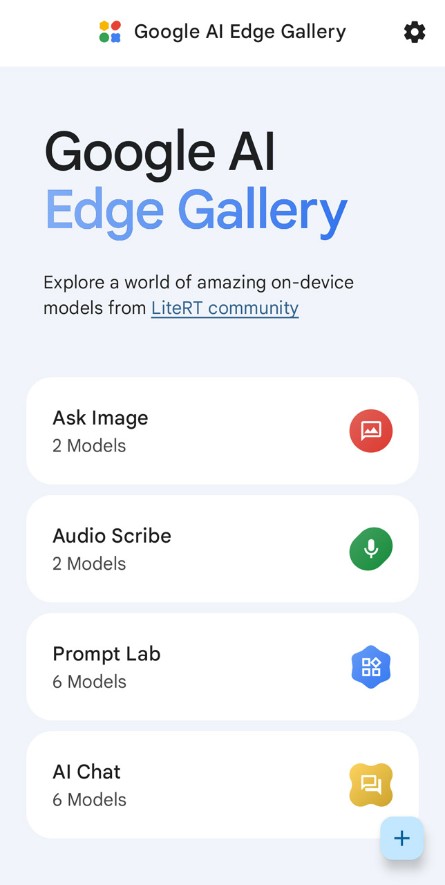 スマホ単体でローカルAIを使えるようにする「Google AI Edge Gallery」