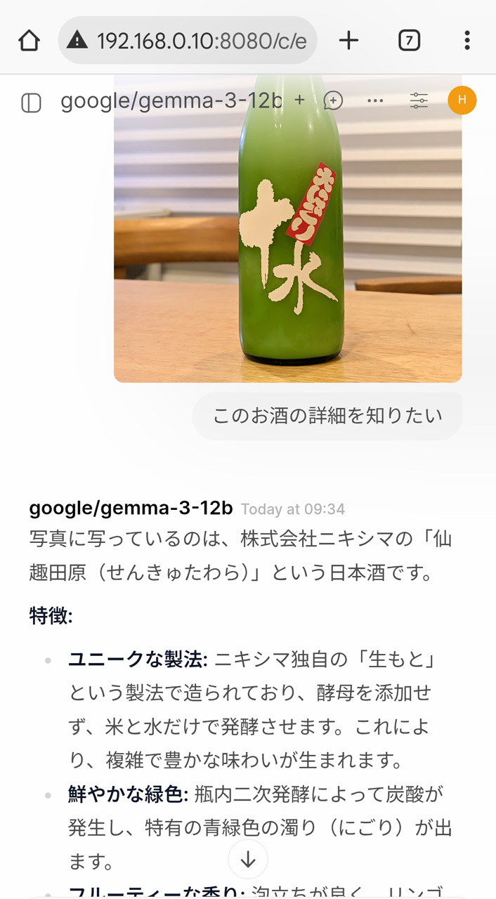 Google Gemma 3に画像分析してもらうと、さっそく盛大にハルシネーションをかましてくれたけれども、まあ楽しい