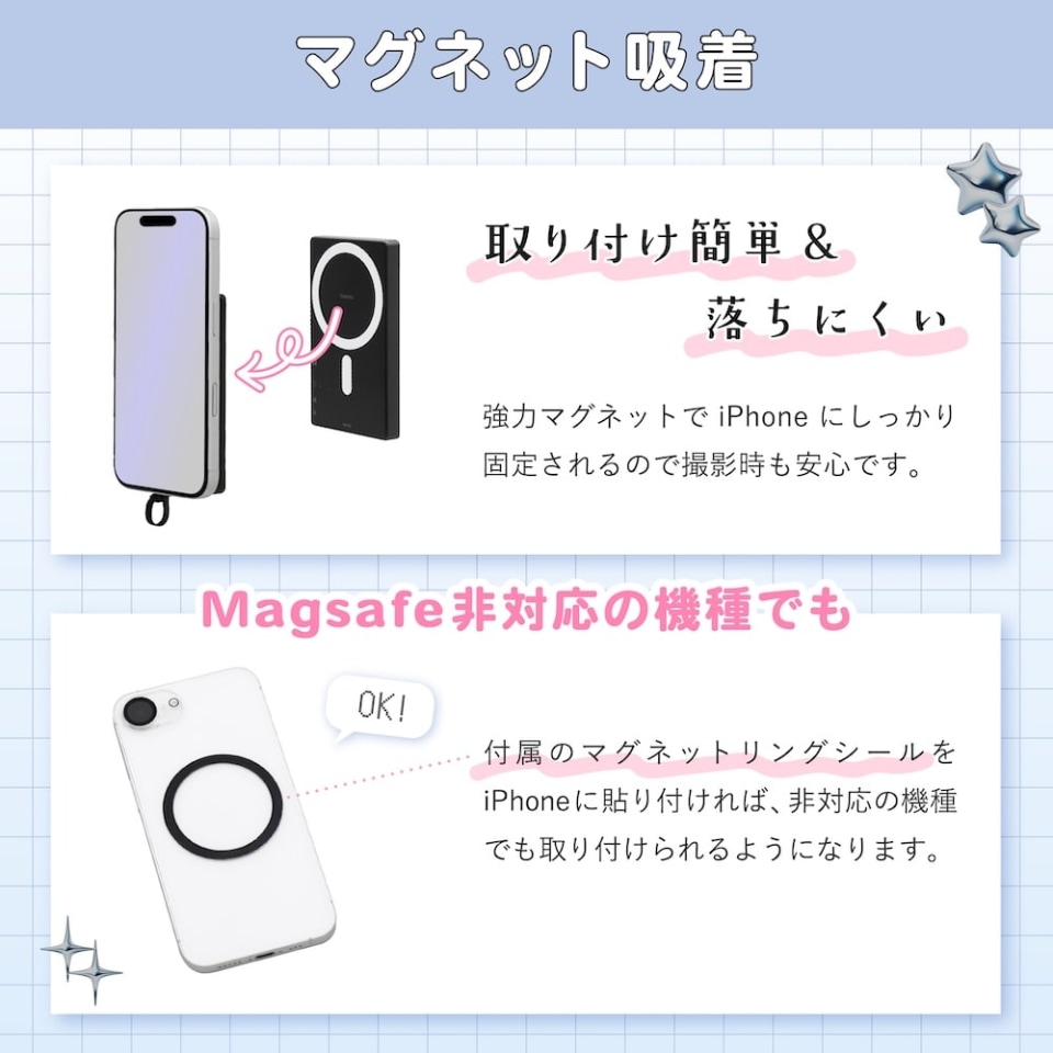 iPhone用の外付け「自撮りモニター」登場、サンコーから7480円