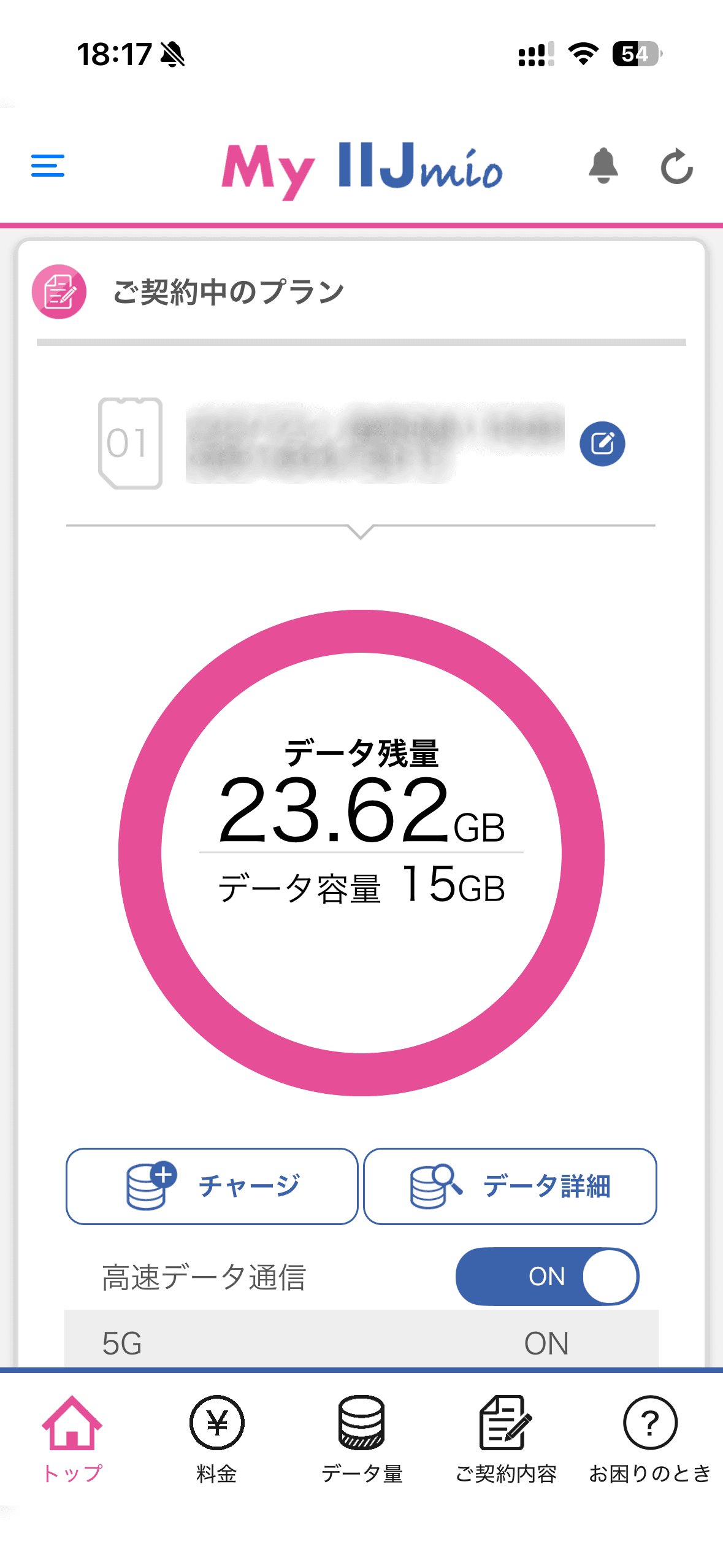 結構データ容量を持て余すかもしれません