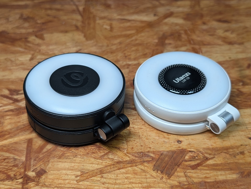 ライドオン （手動） ミラー＆スタンド合体のMagSafeライト「LM23」が取材の強い味方に