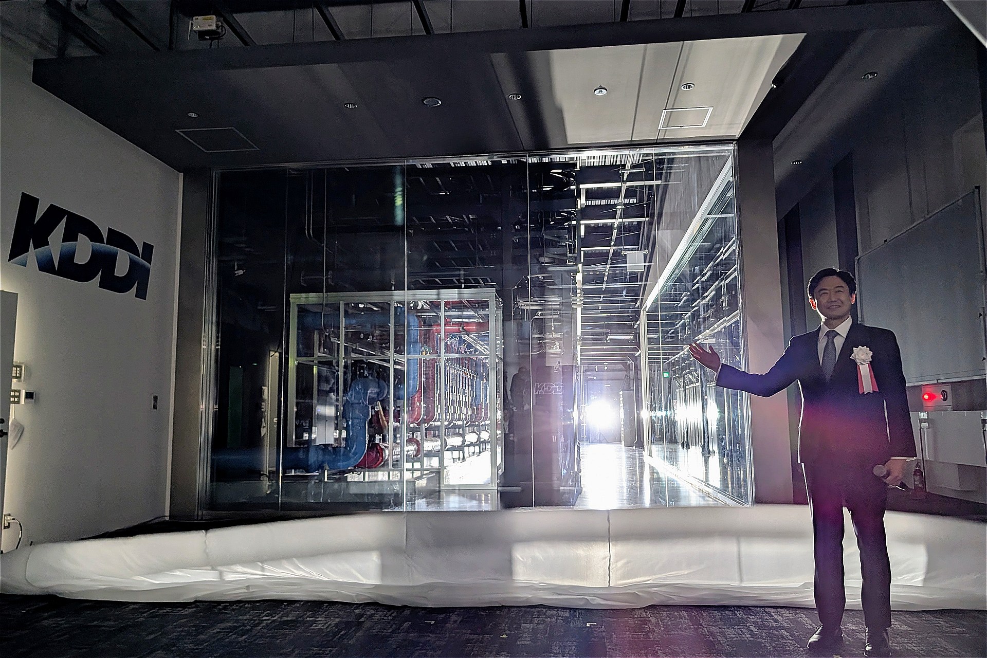 松田社長がお披露目