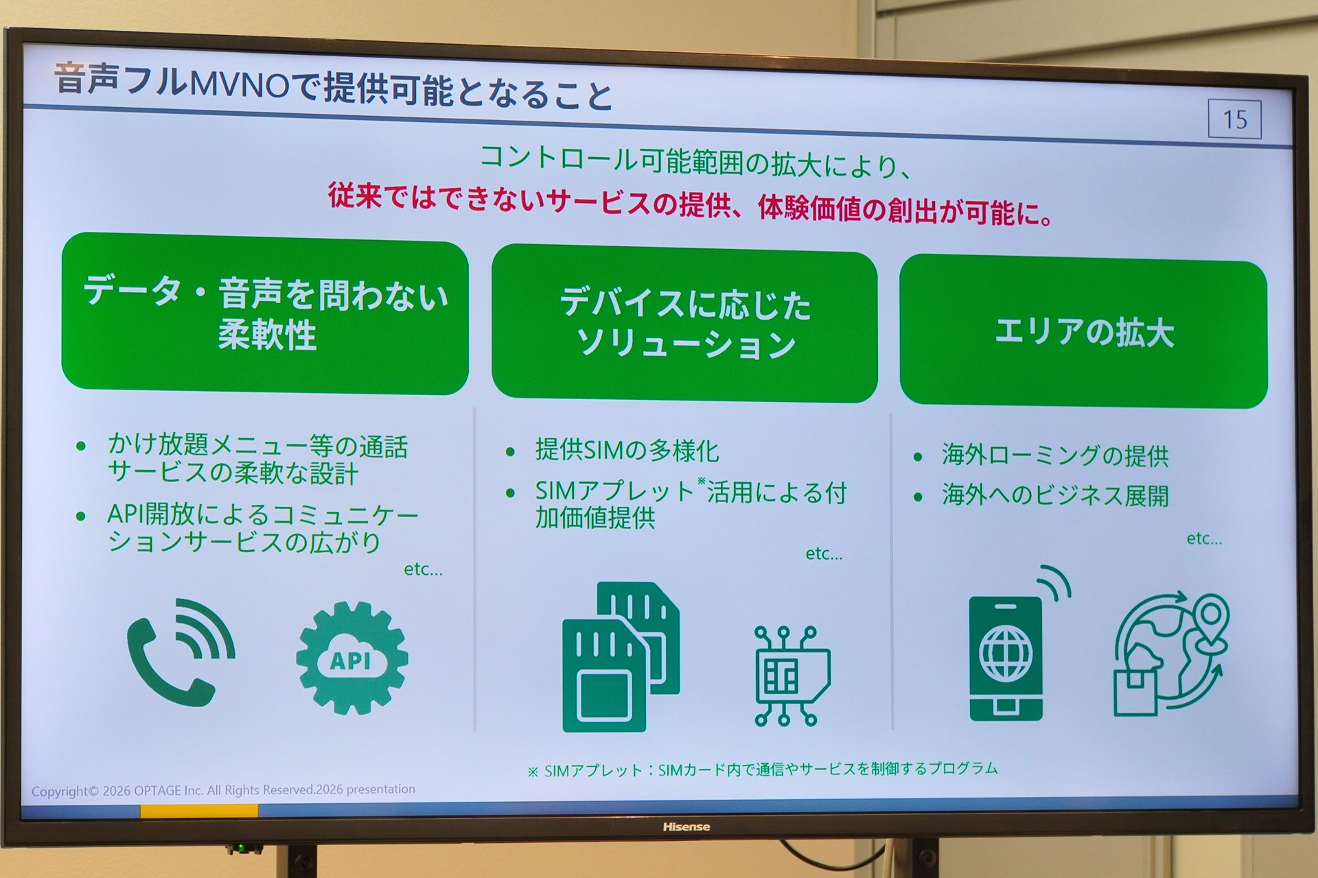 料金設定も自由になるほか、海外ローミングなども可能になる