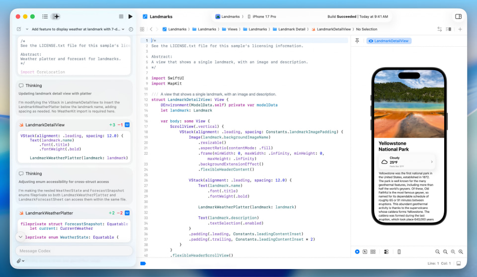 アップル、「Xcode 26.3」公開 外部のコーディングエージェントが利用