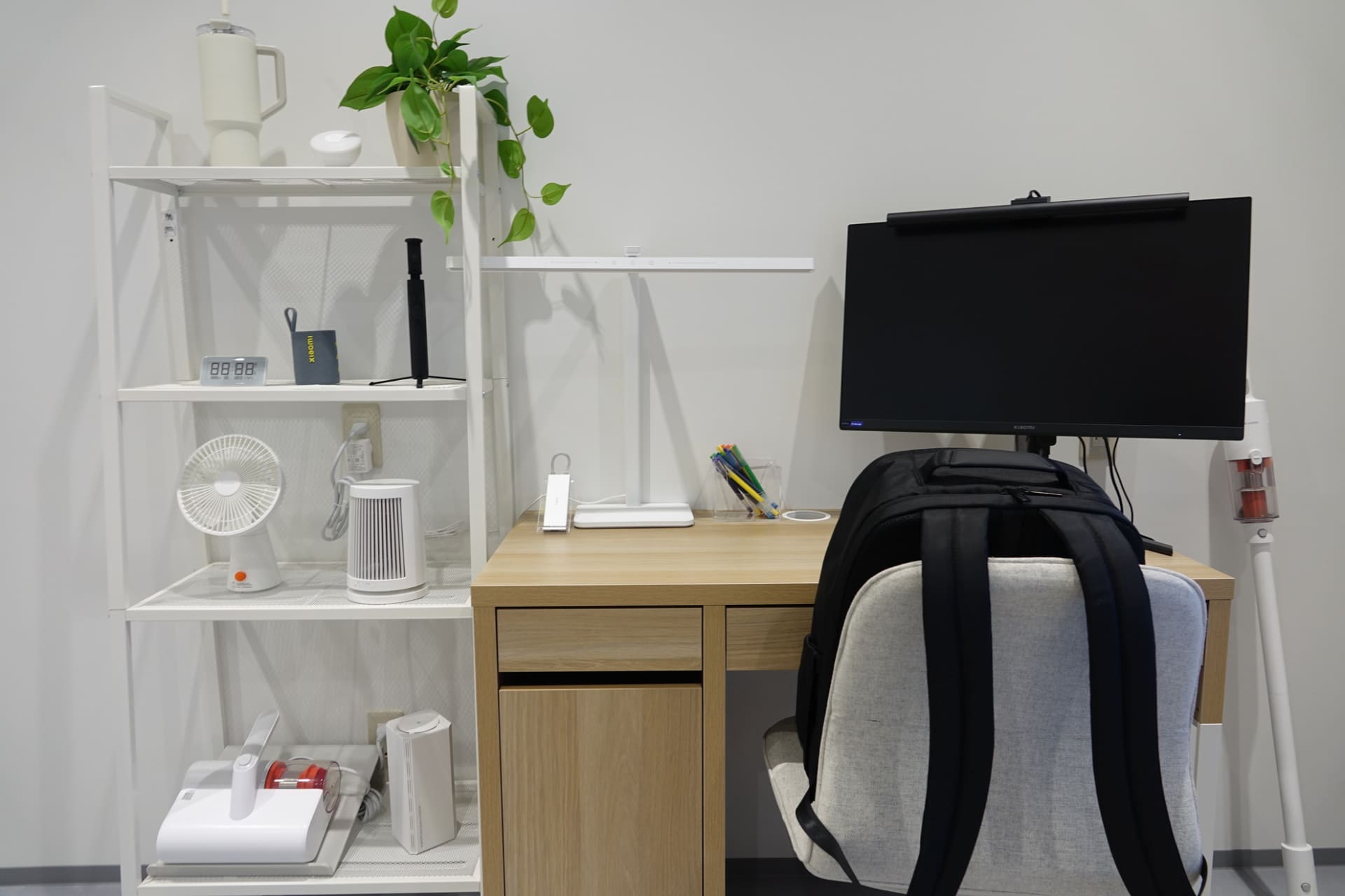デスクをイメージした展示