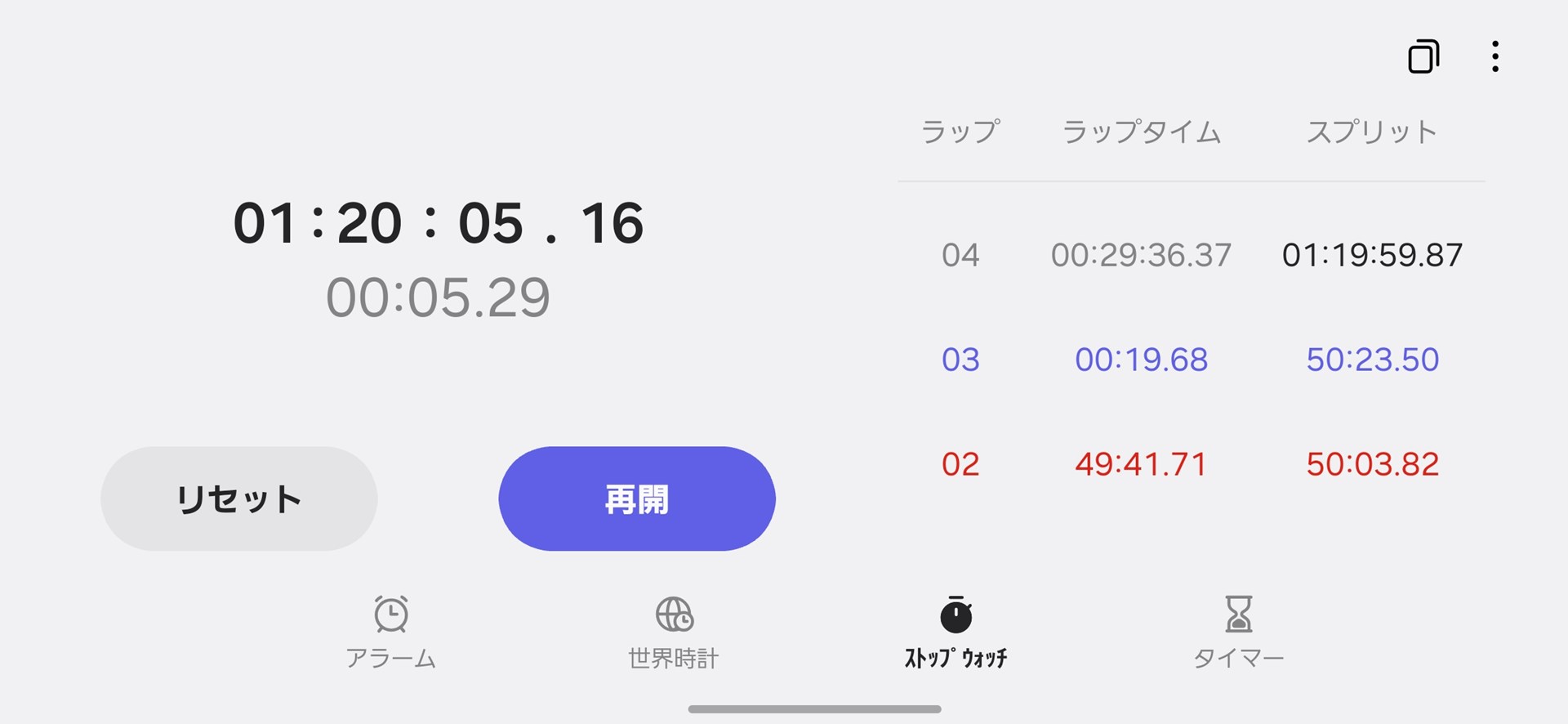途中のラップタイムは、「このステップで完了なのか、まだ続くのか」が不明だったため念のために記録したものだ。隠れて見えないが、最初の22秒で200MB程度のアプリ本体をダウンロードし、その後、データリソースをダウンロードし、シェーダーをコンパイルし……という具合に時間がかかってしまった