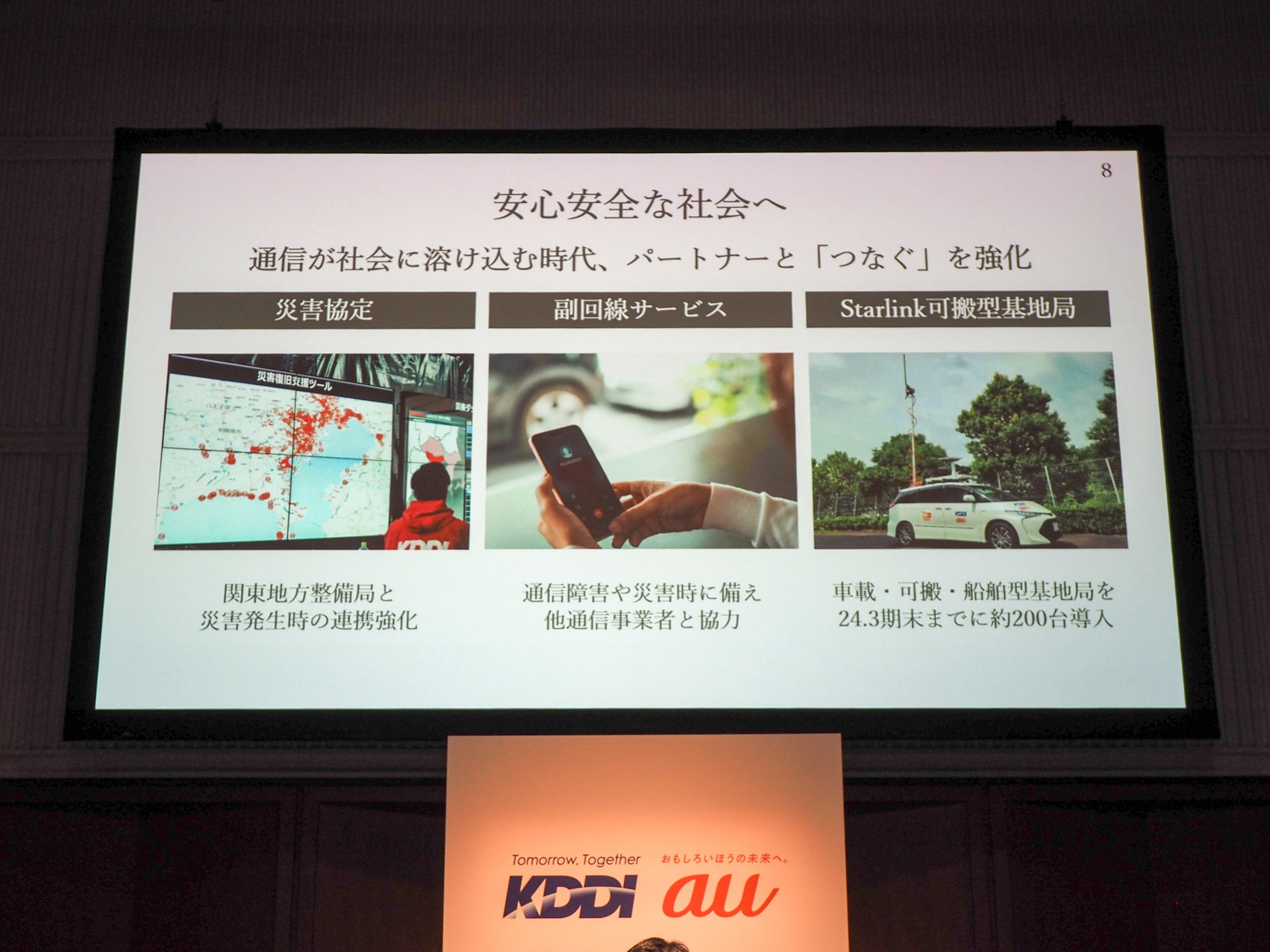 2022年のKDDI大規模通信障害を受けて提供された「副回線サービス」。デュアルSIMを活用し、個人向けではソフトバンク回線を用いたバックアップ回線を提供するものだが、KDDIは2026年8月末でそれを終了させるという