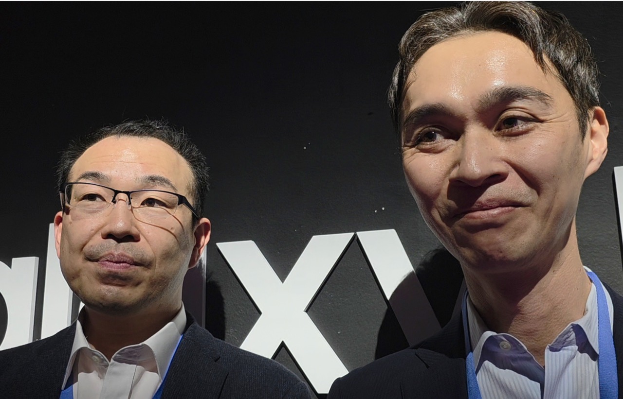 楽天の内田氏（左）と溝口氏（右）