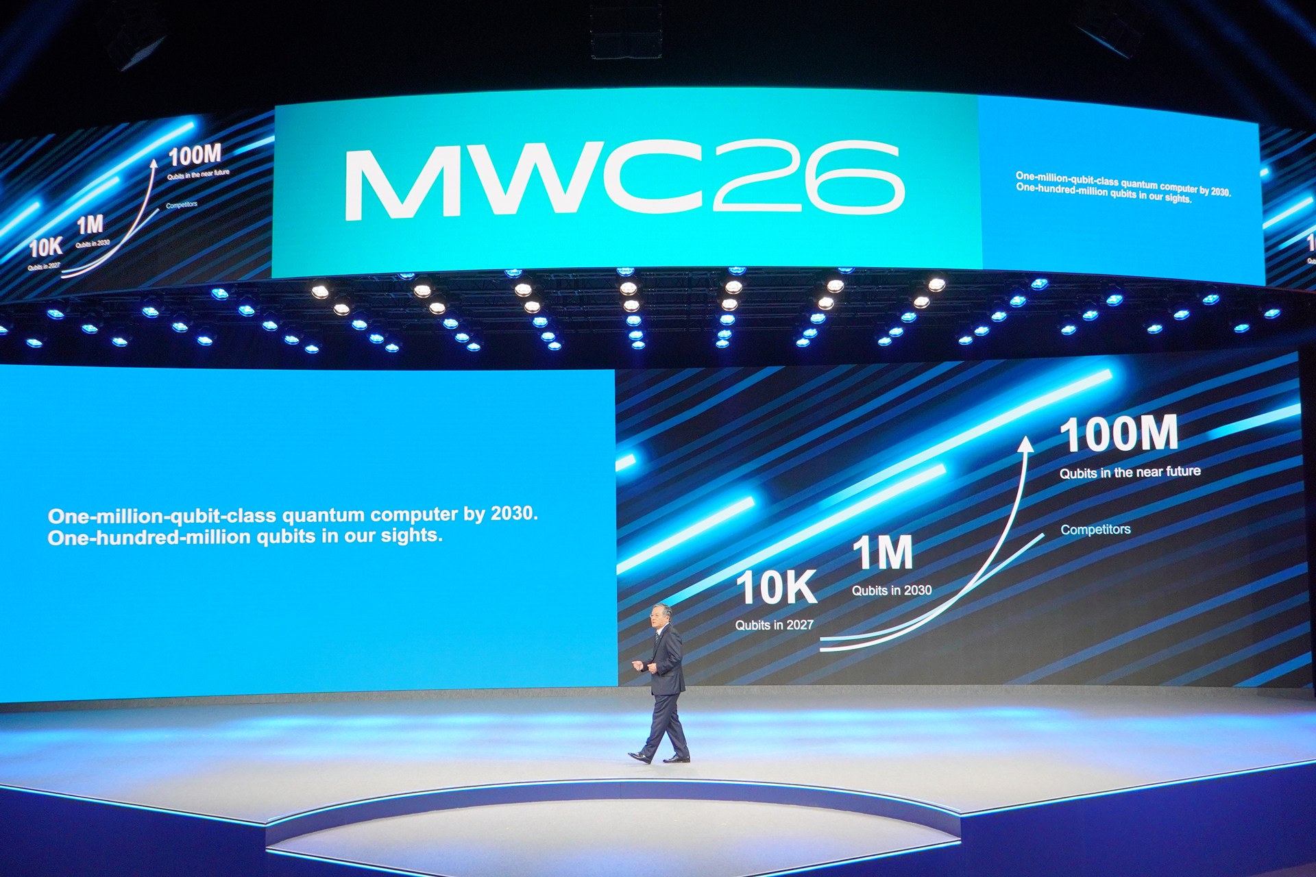 30年までに100万量子ビットを達成する目標を掲げた