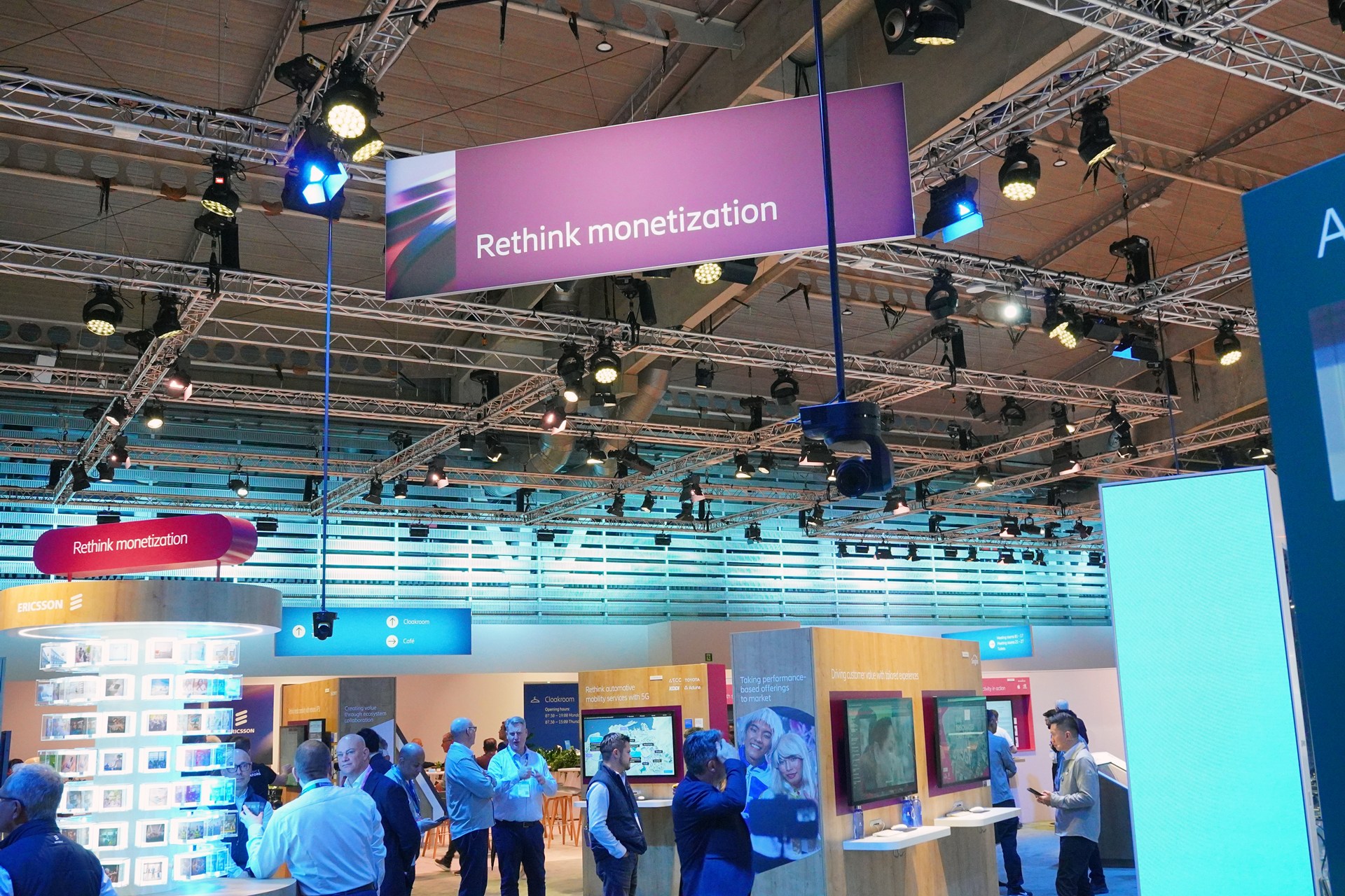 マネタイズのユースケースや事例を多数展示したエリクソン