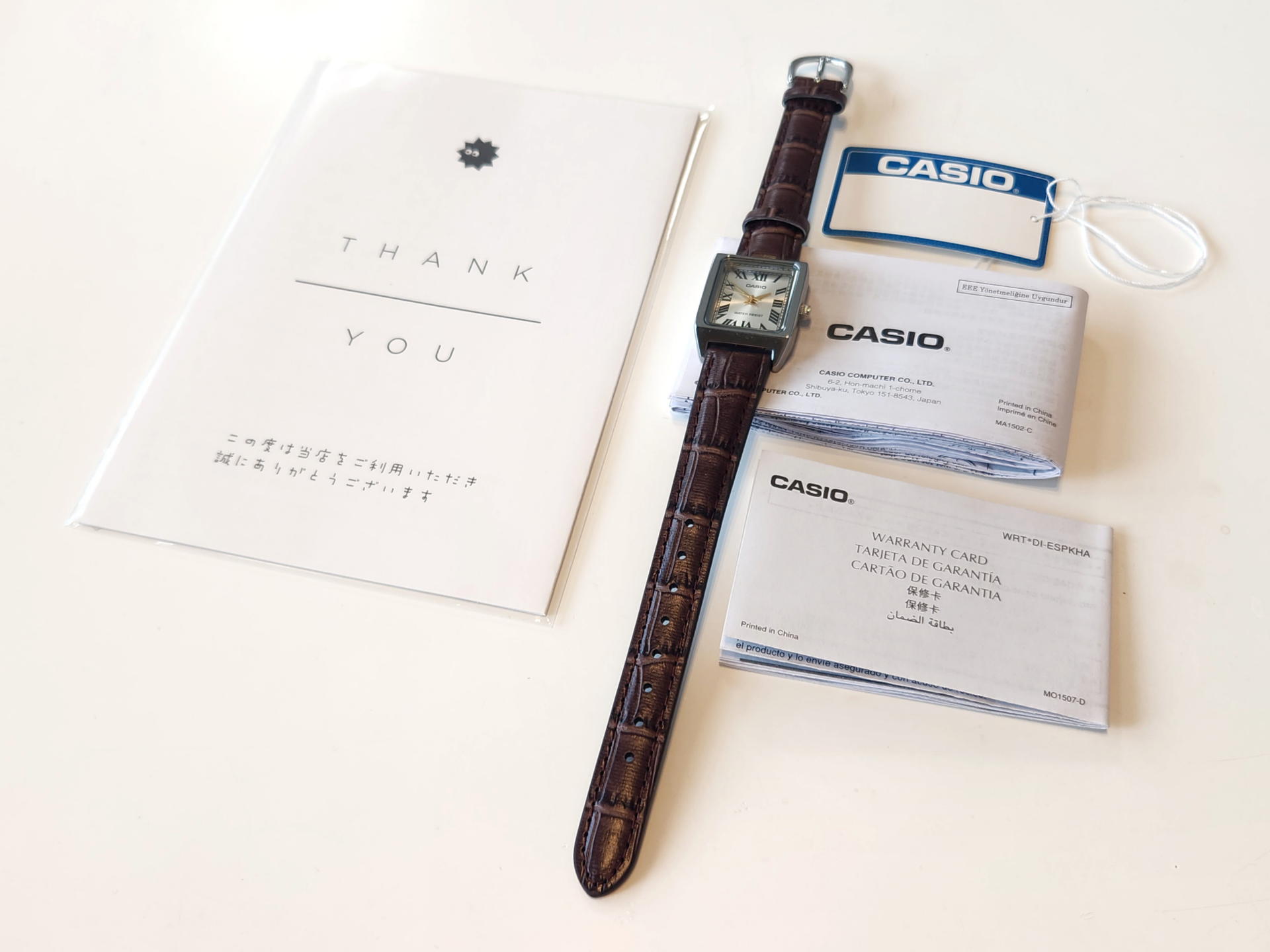 付属品一式。説明書・保証書など