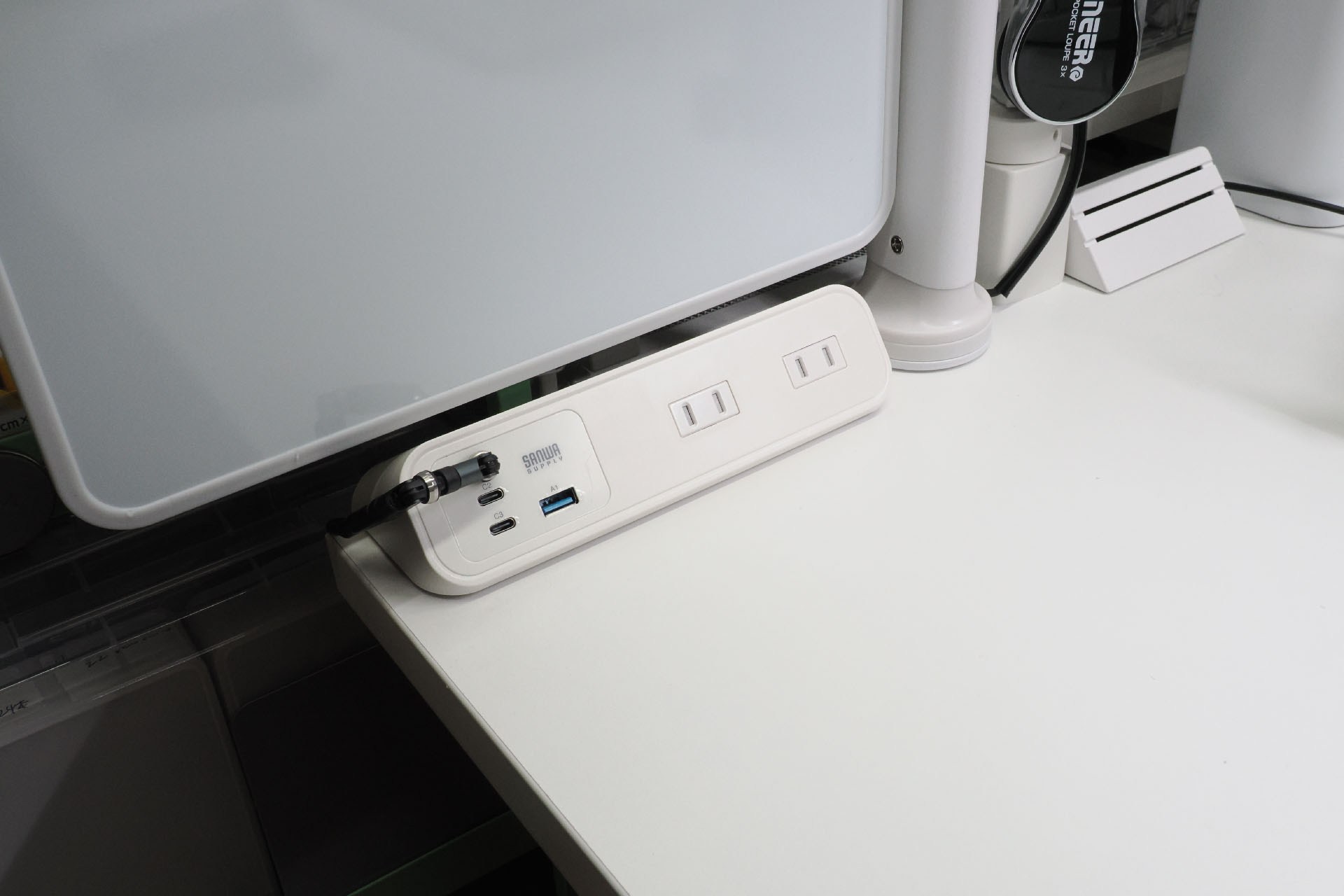 固定式マルチタップとも干渉しない！