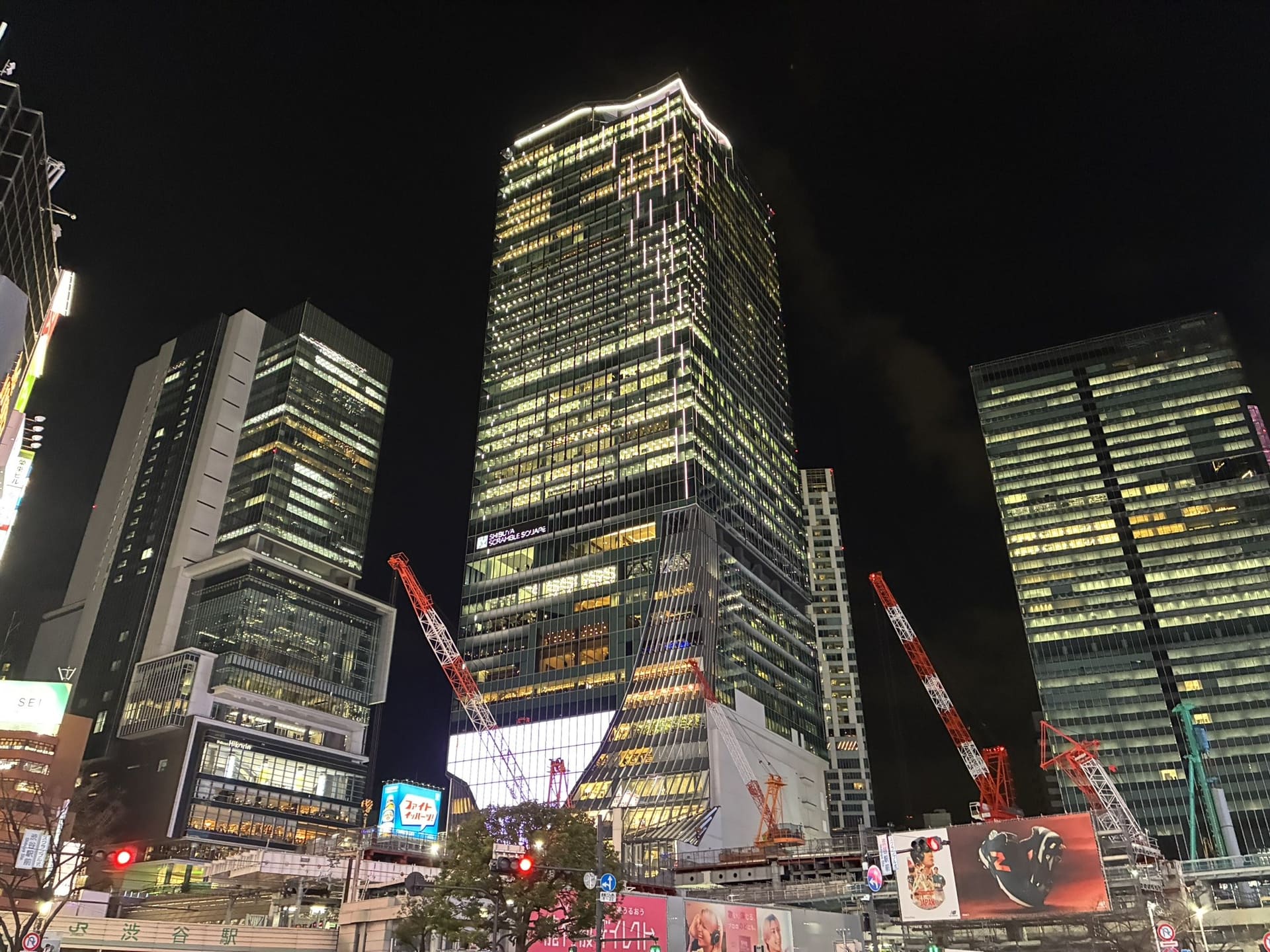 iPhone 17eで撮った写真。料理も夜景もキレイで、絵作りの傾向は他のiPhone 17シリーズに近い