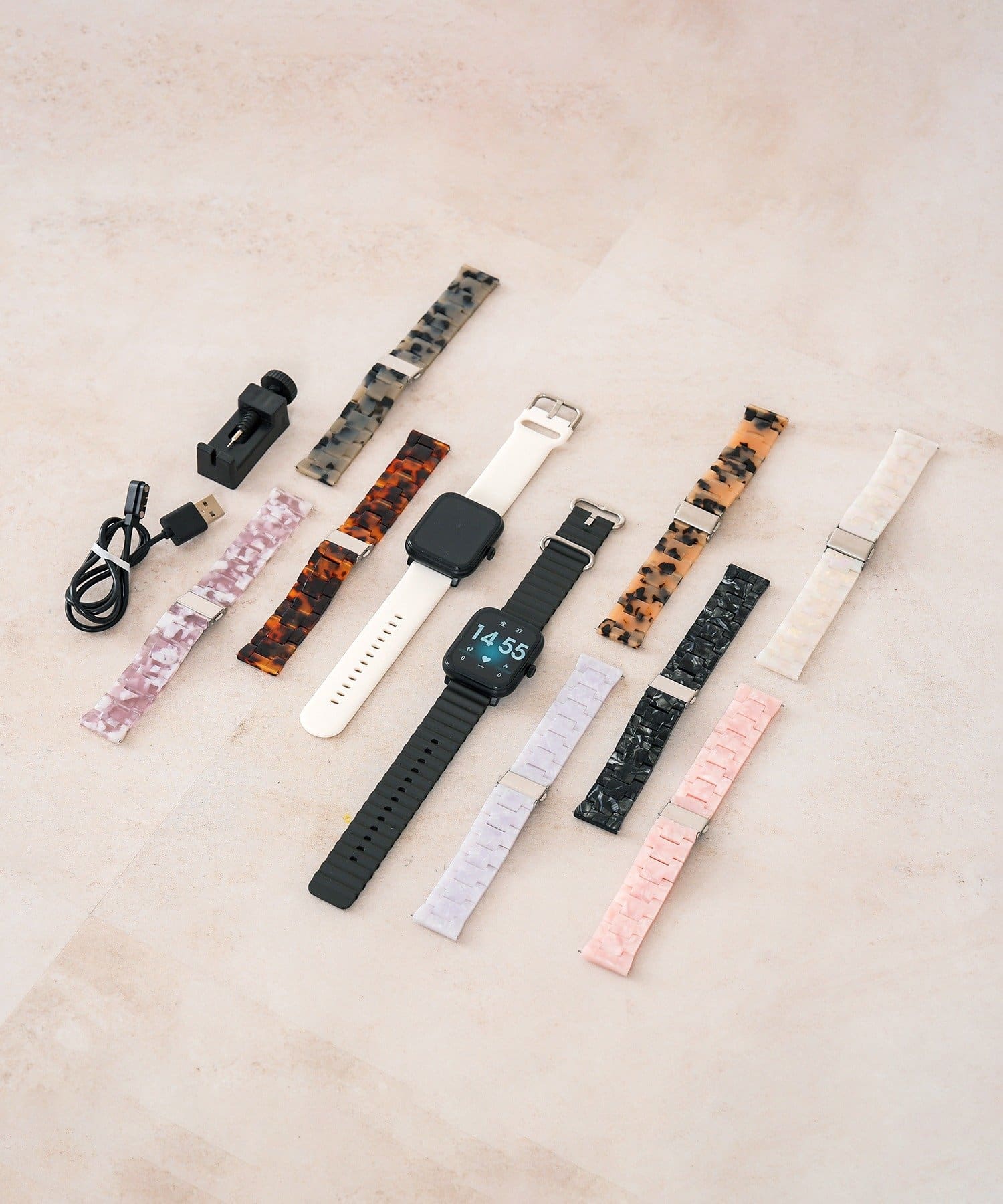 デバイスバンド用レジン製ウォッチベルト