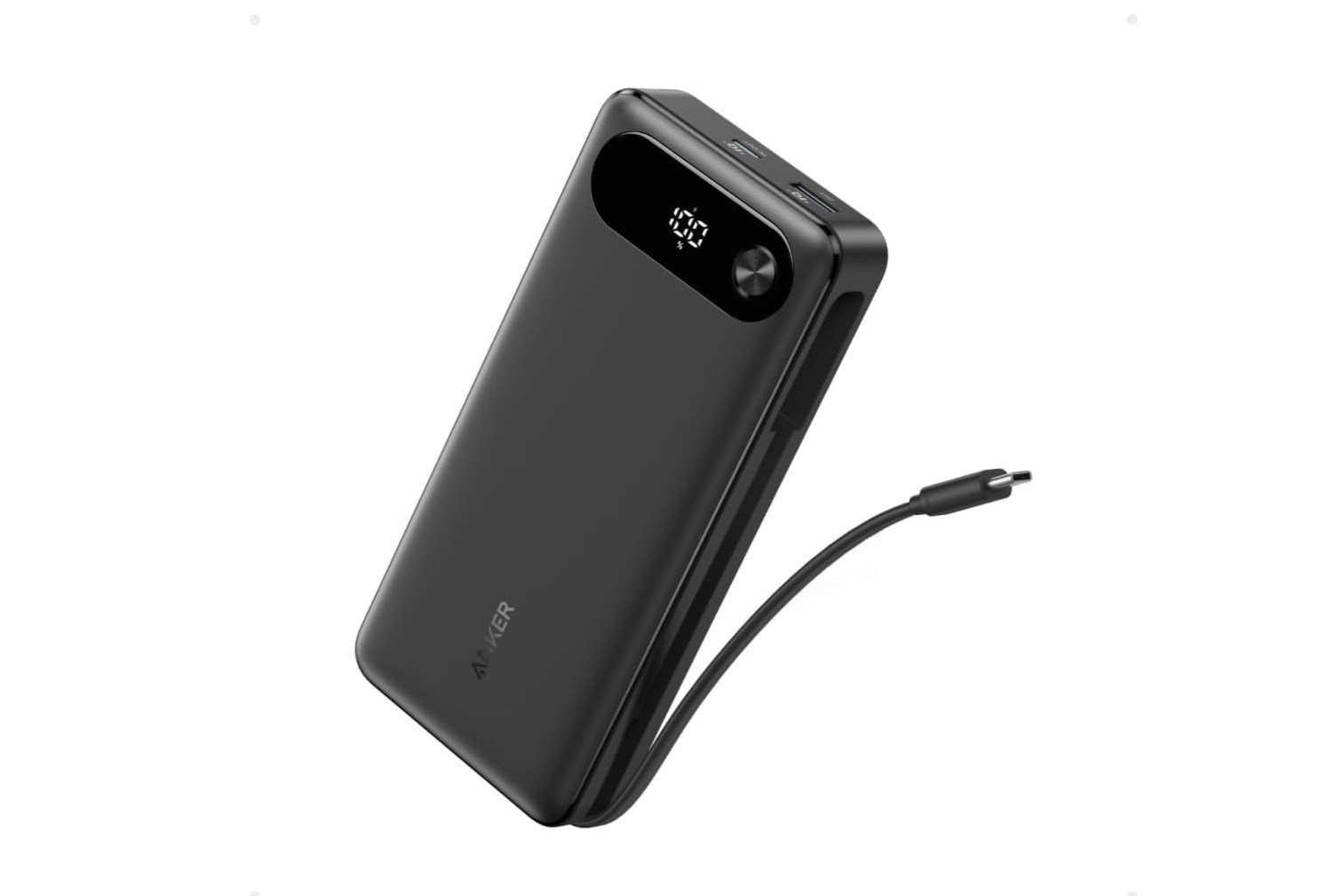 Anker Power Bank (20000mAh, 87W, Built-In USB-C ケーブル)