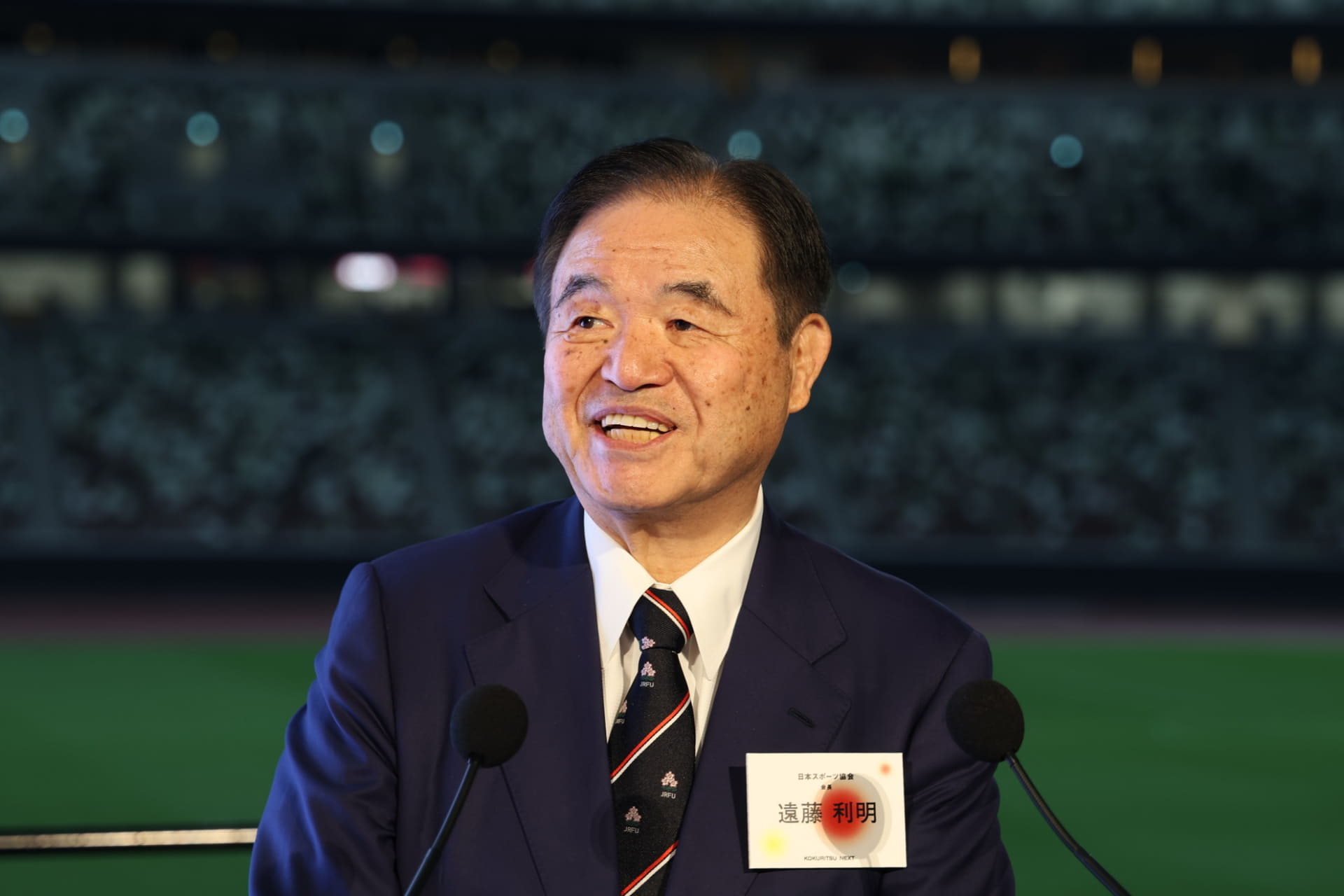 日本スポーツ協会会長の遠藤利明氏