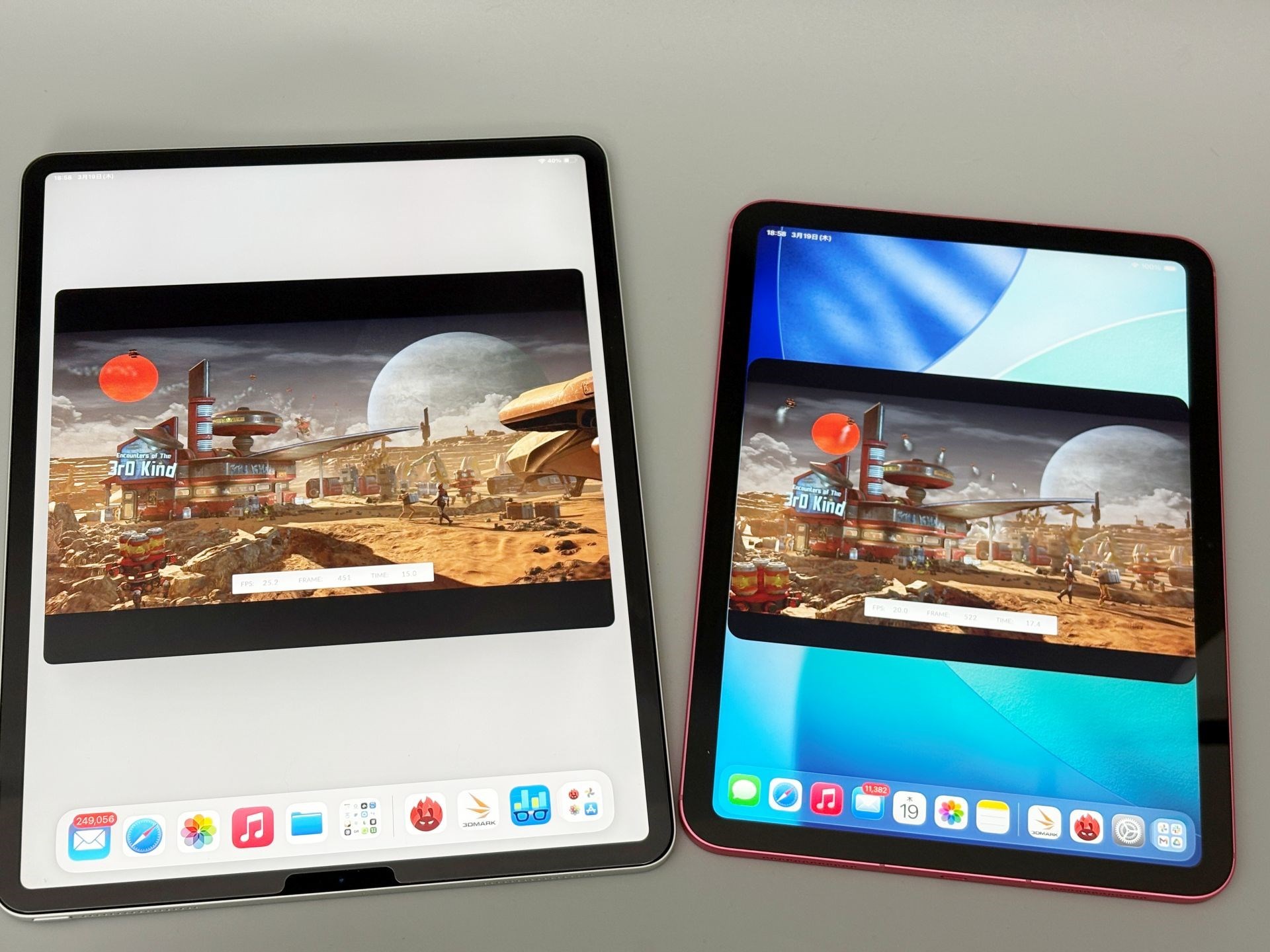 表示の美しさでは、iPad Pro 12.9-inch（第4世代）に負けてしまう