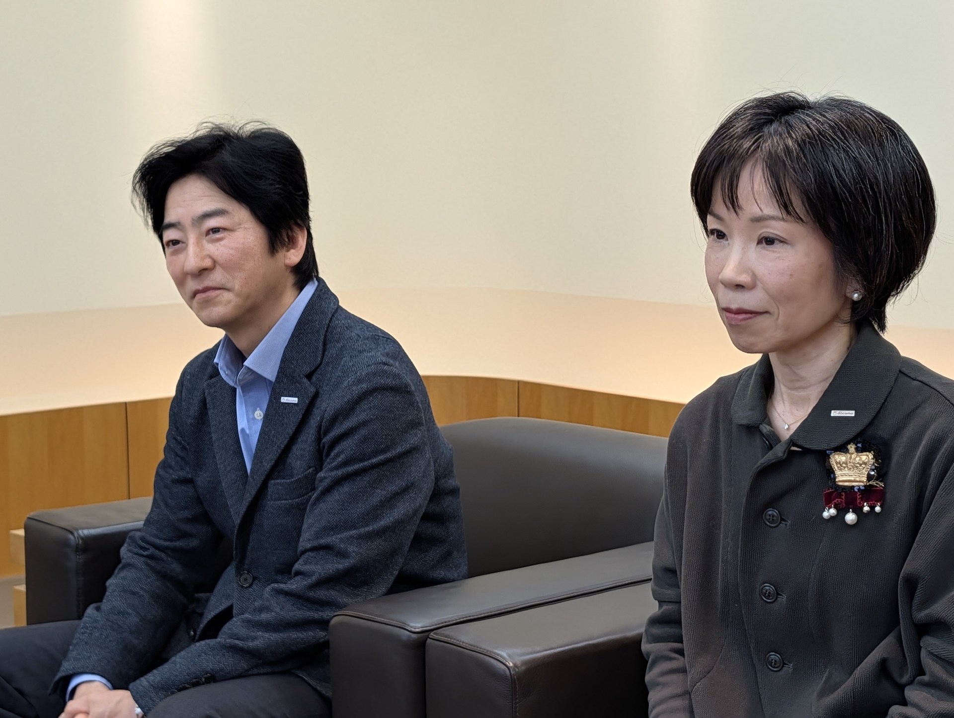 吉田氏（左）と二宮氏（右）