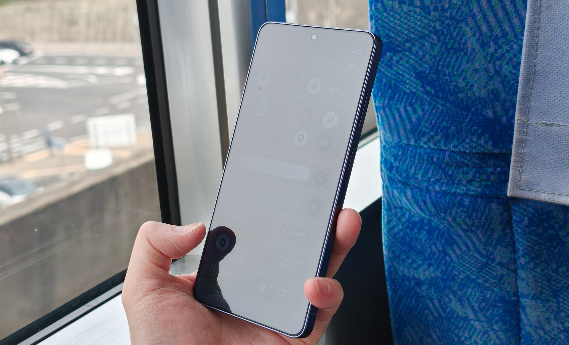 プライバシーディスプレイオン時