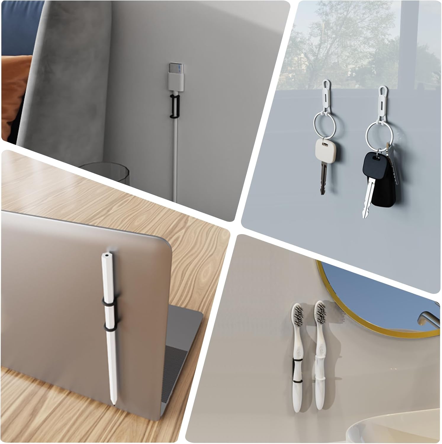 ペン以外の小物を「空中収納」することもできる