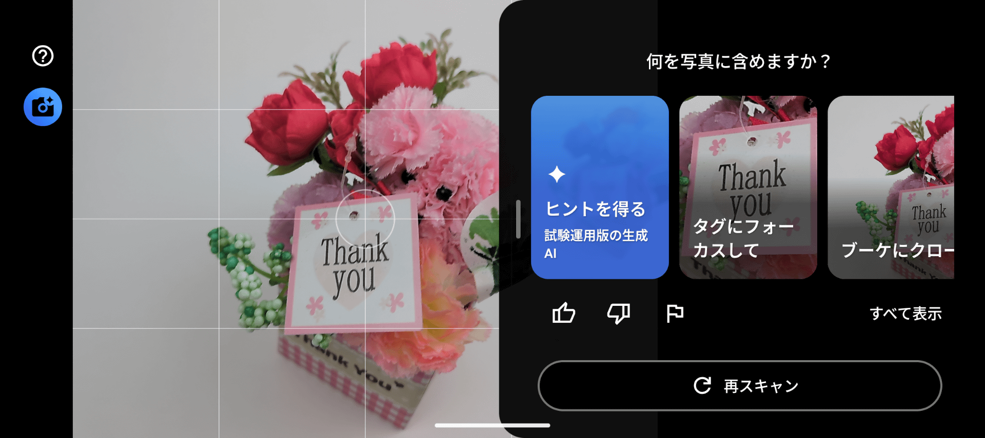 写真の構図などを教えてくれる「カメラコーチ」も利用可能