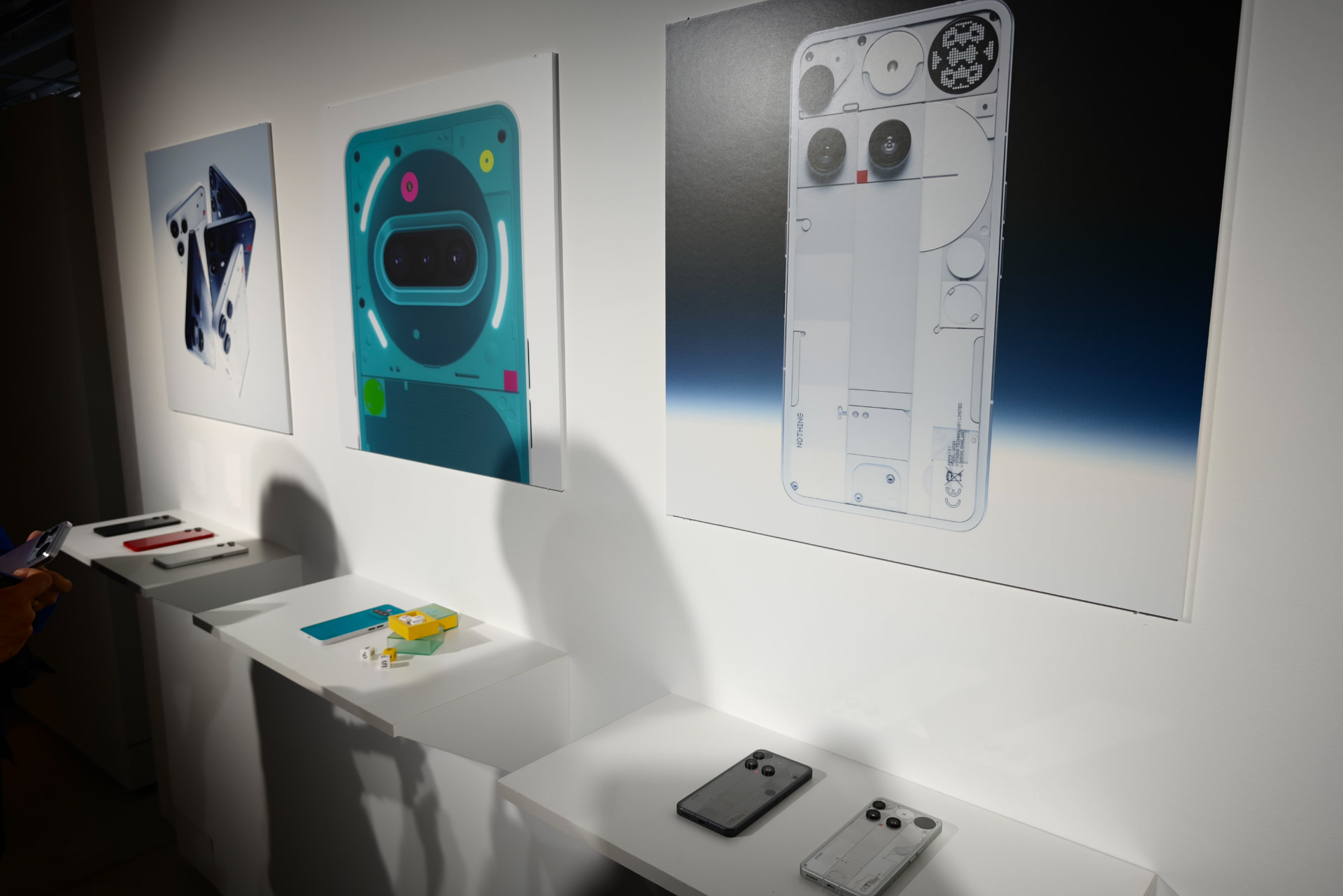 歴代Nothing製品も展示