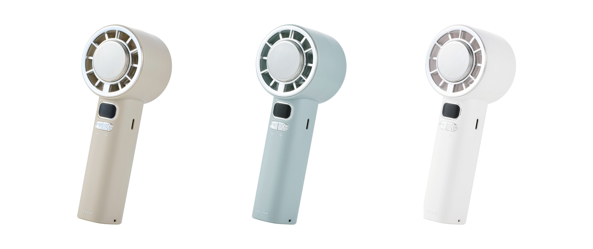 ナトリウムイオン電池搭載 ハンディファン　冷却プレート付き