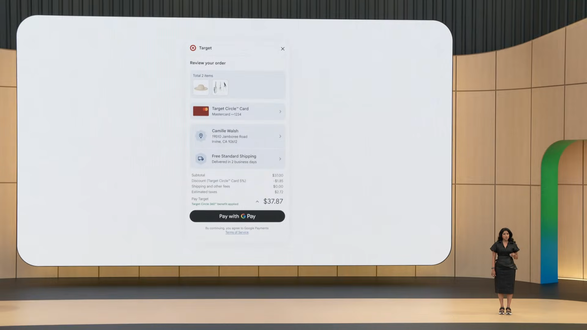Google Payで決済することもできる