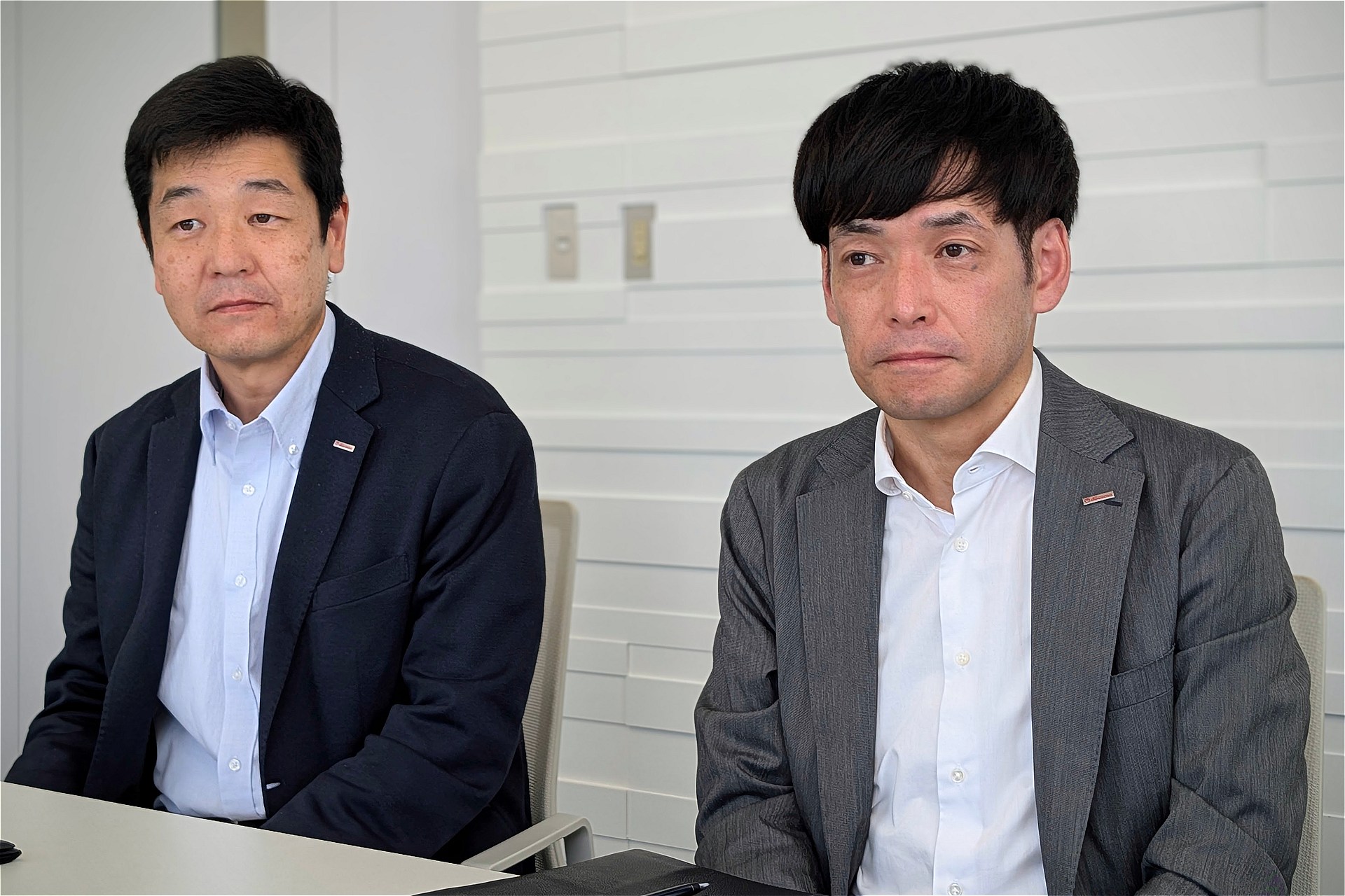 桂氏（左）と増田氏（右）