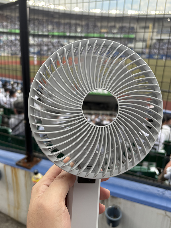 でかいが、屋外観戦等には最適である