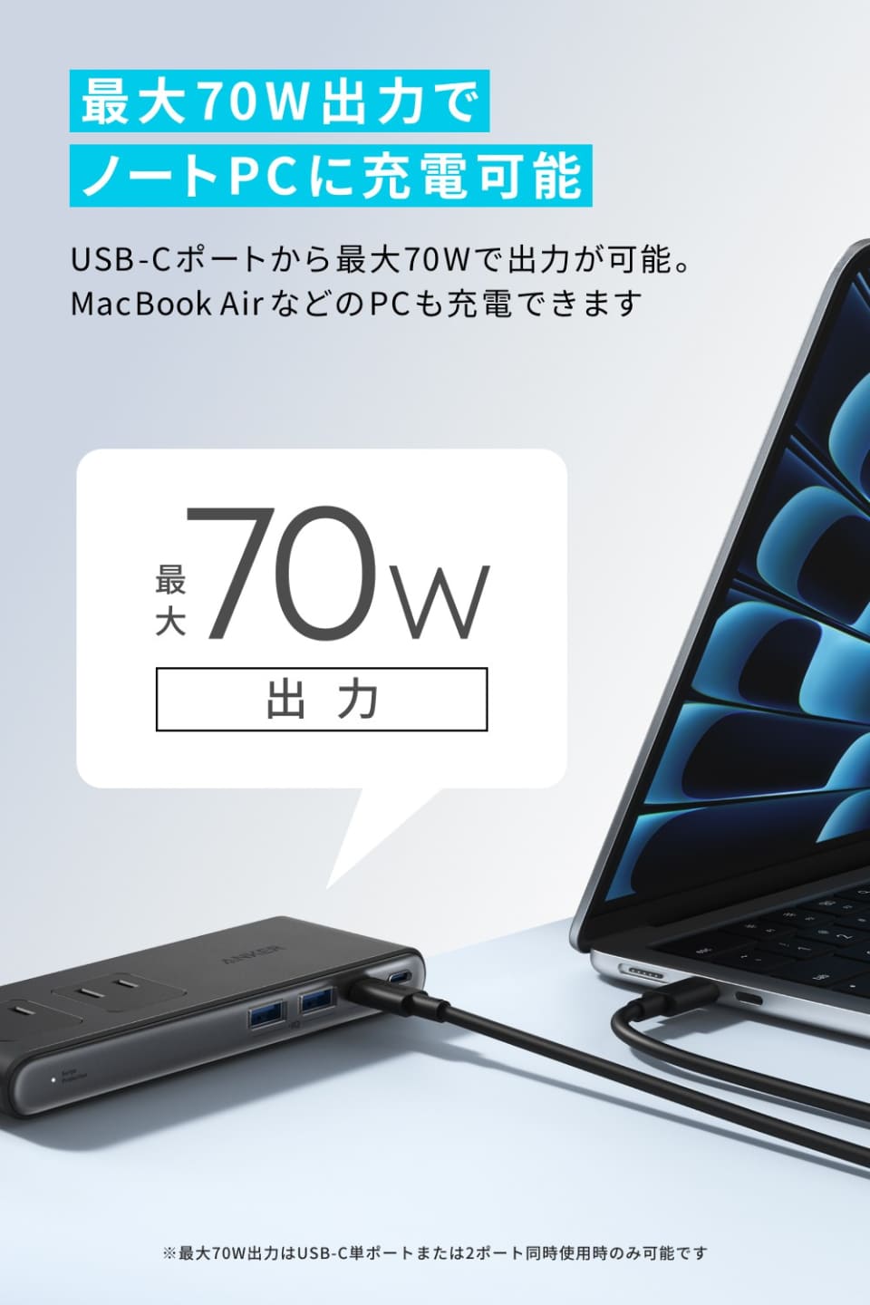 Ankerから10ポート搭載のクランプ式電源タップ、「Anker Nano Power