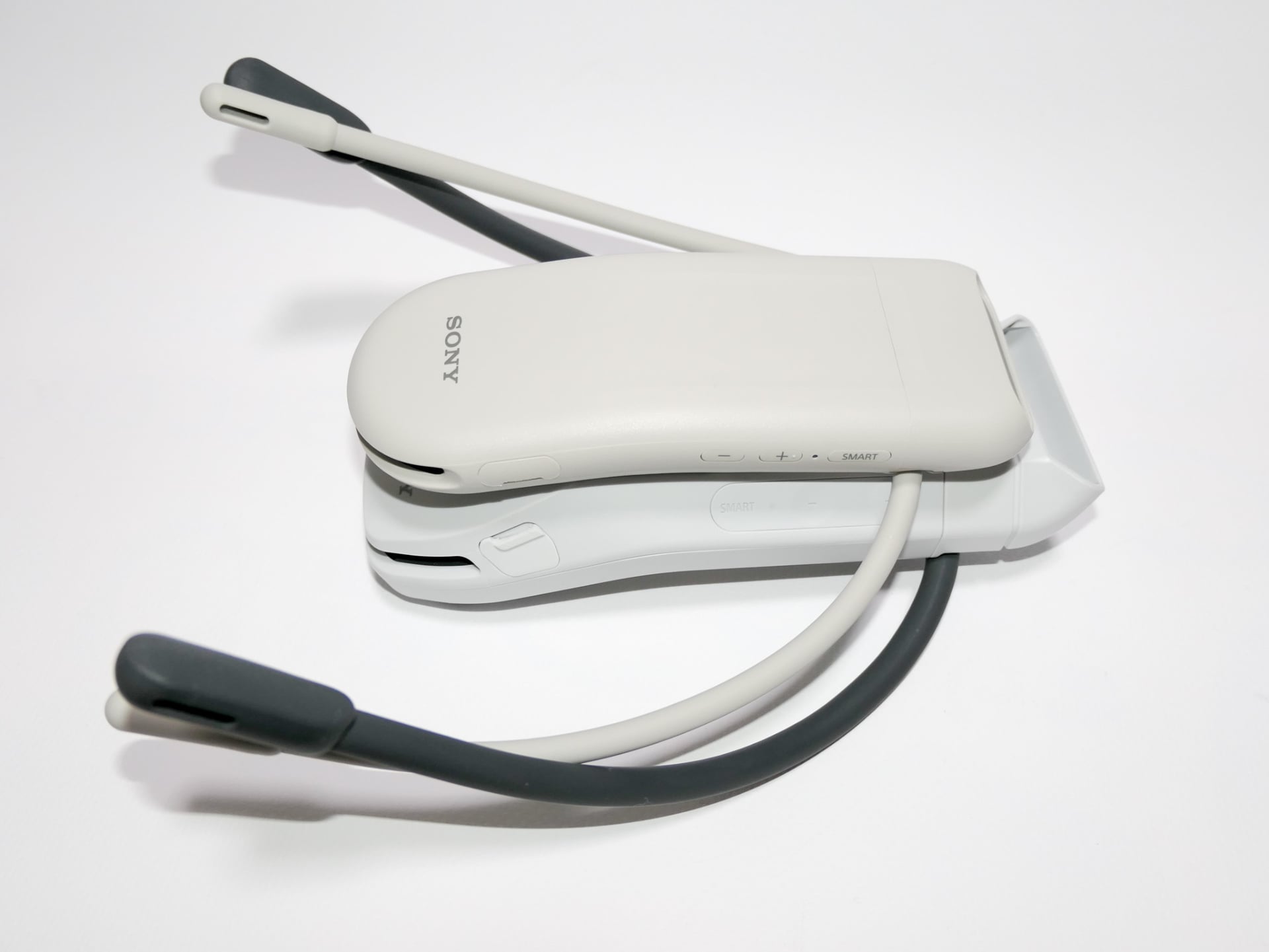 両機種を重ねてみるとサイズの違いが分かる。冷却性能重視ならREON POCKET PRO Plusだが、サイズと重さがあるので常時付けるのでなければREON POCKET 6でも良さそうだ