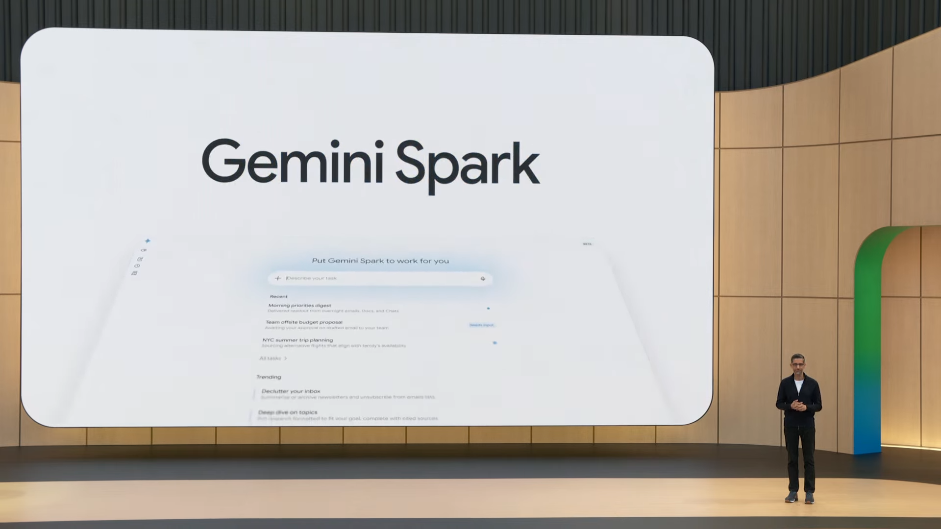 発表時の様子（5月、Google I/O 2026）