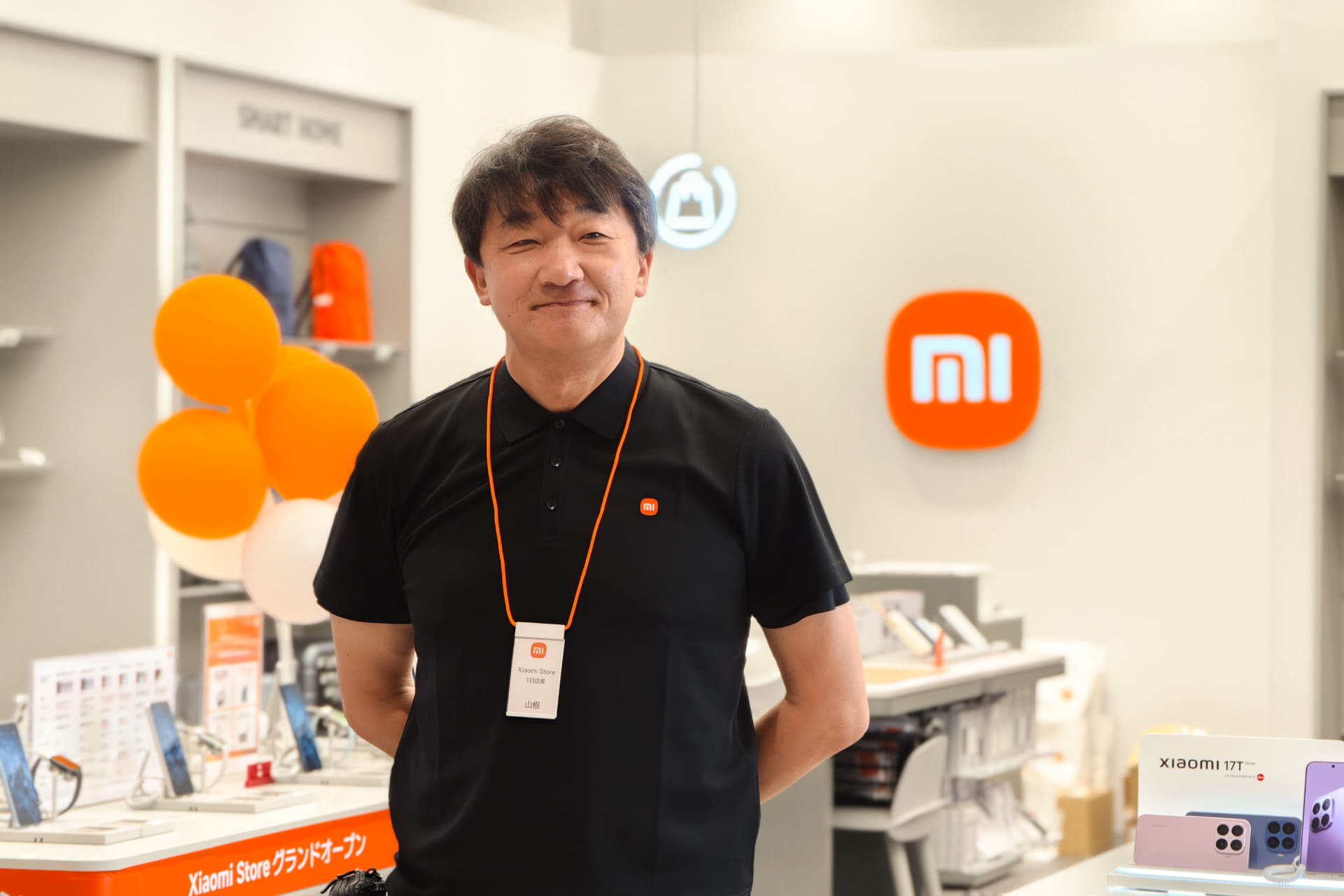 一日店長を務める山根康宏氏