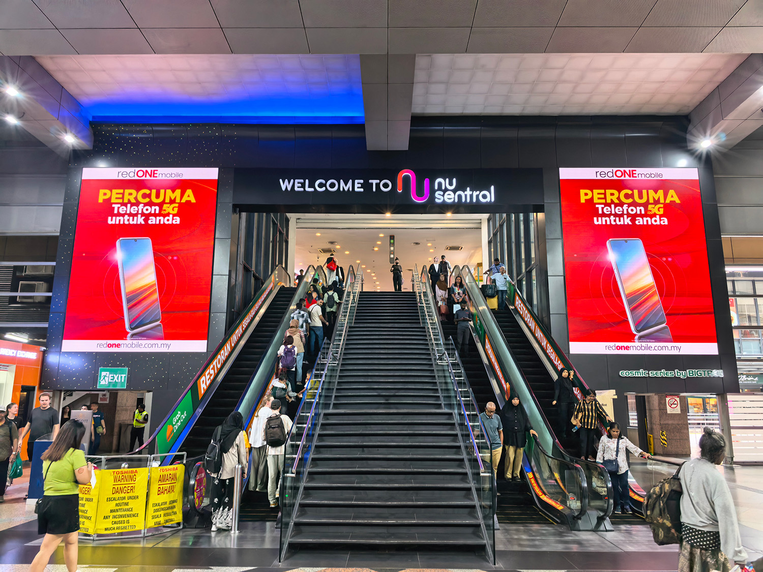 クアラルンプール・セントラル駅直結のnu Sentral