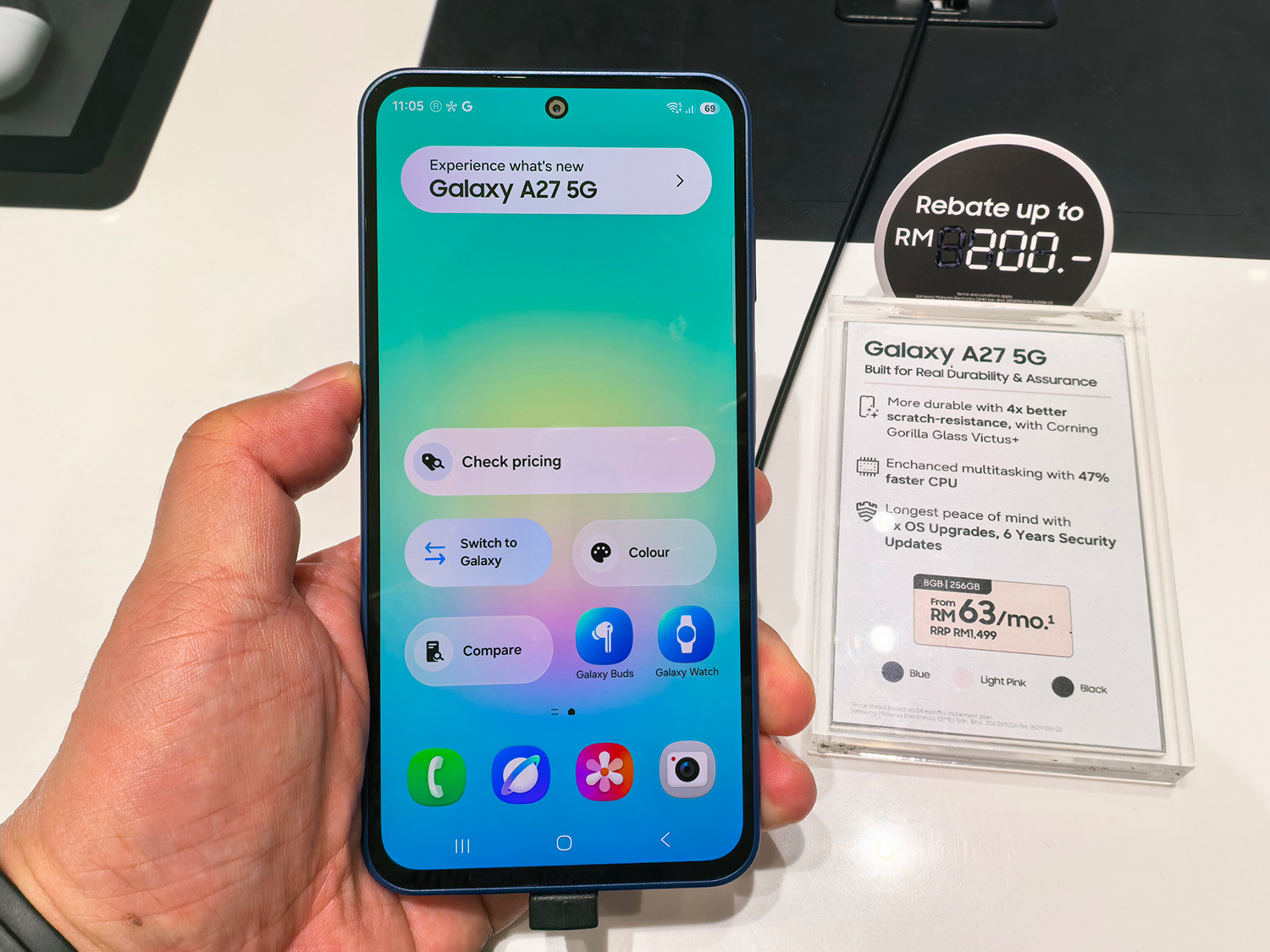 「Galaxy A27」は発売されたばかり
