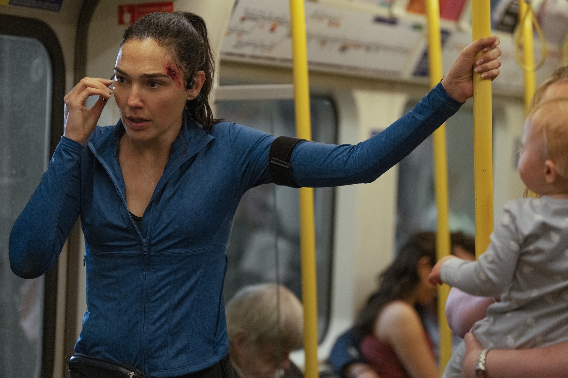 Gal Gadot as "Maia Marten" in the thriller suspense-action, THE RUNNER, from Amazon MGM Studios. Photo credit Amazon MGM Studios.