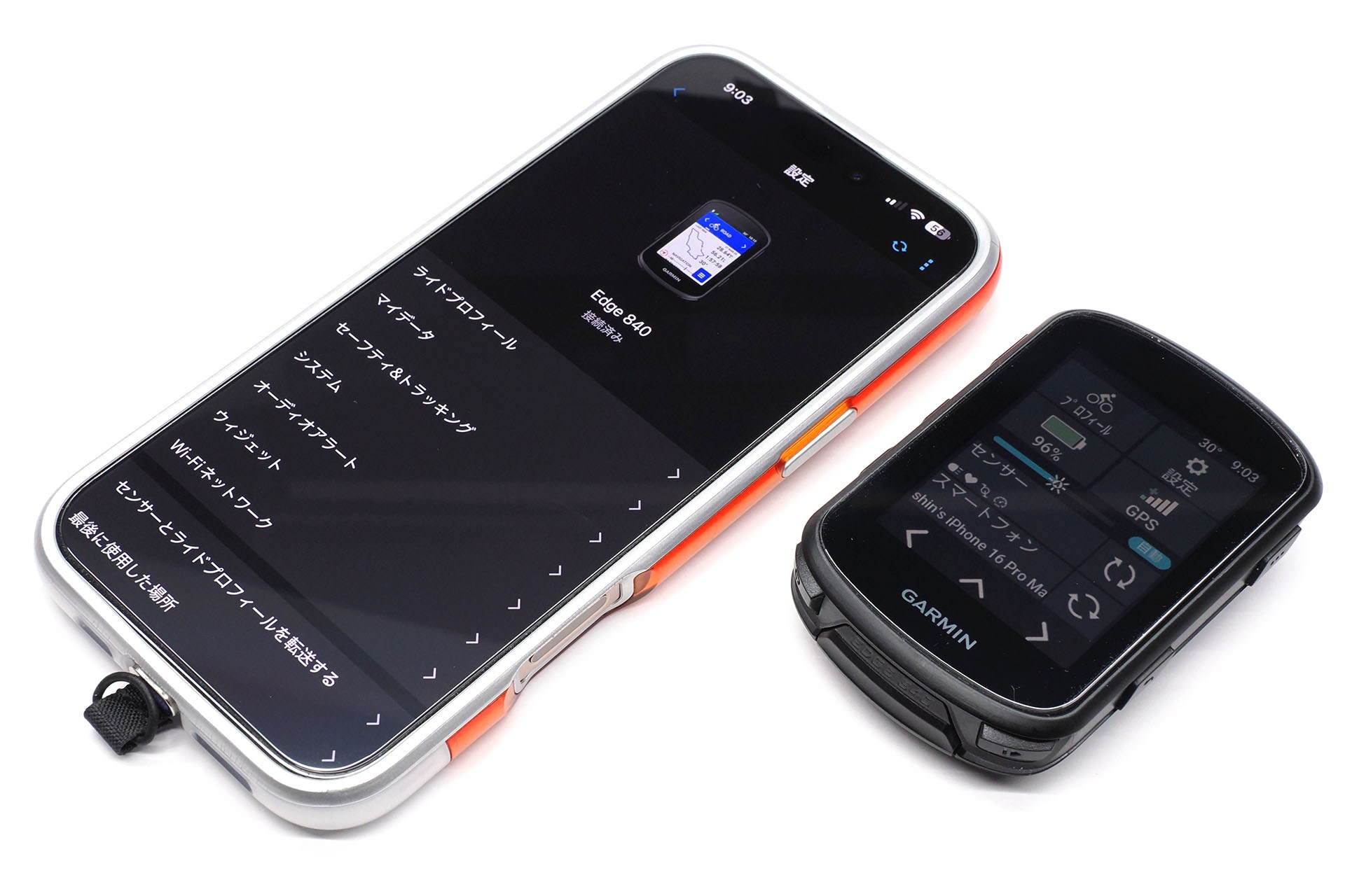 Edge 840など今どきのGarminサイコンはスマートフォンと接続して設定やコントロールができる。アプリはGarmin Connect。走行の記録なども詳細に記録・閲覧できる。なお、Garminのアカウントは持っていて、それをGarmin Connectに入れたら2011年以前の「Garminサイコンの走行ログ」が現れて驚いた。
