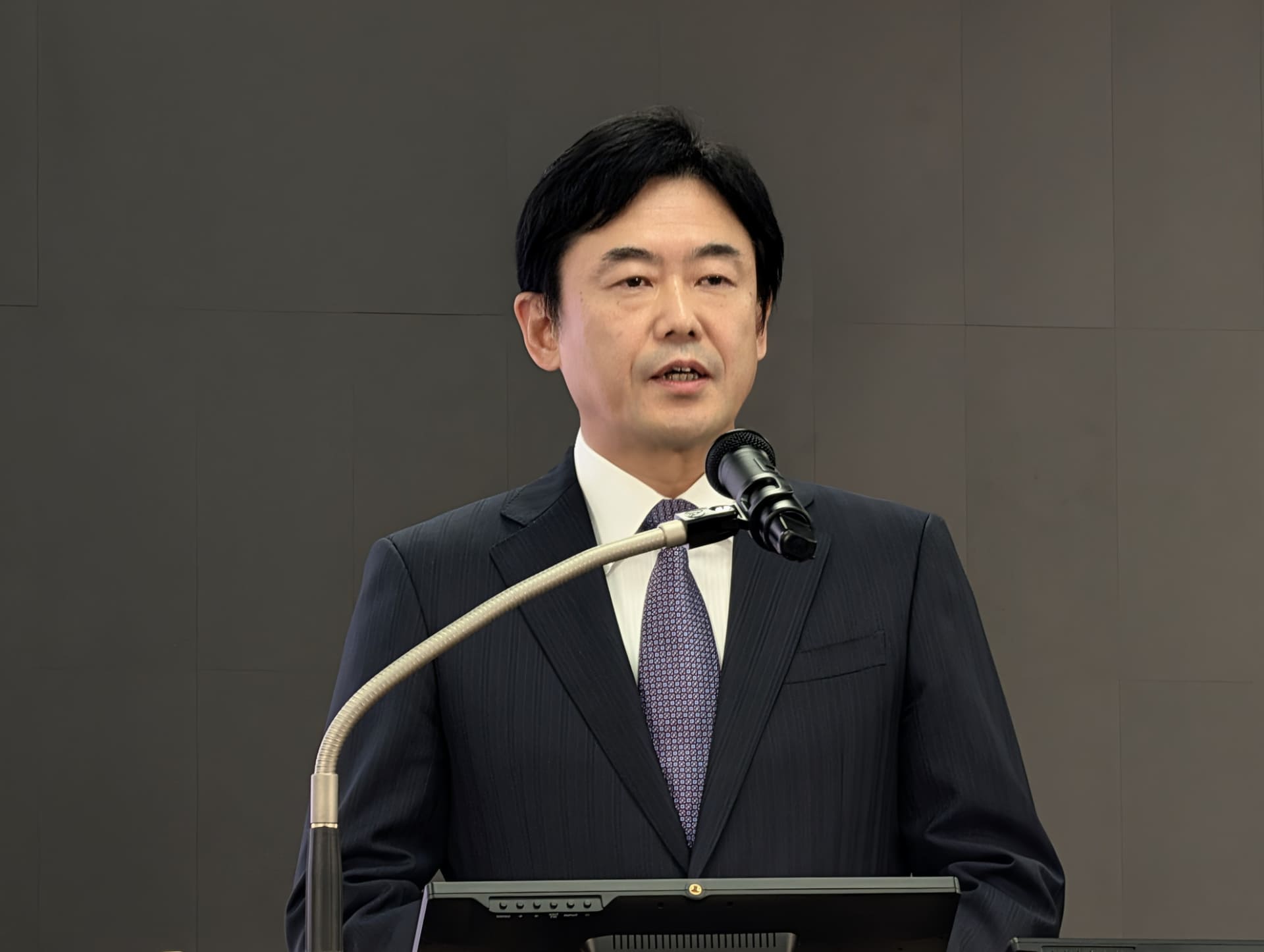 KDDI代表取締役社長の松田浩路氏