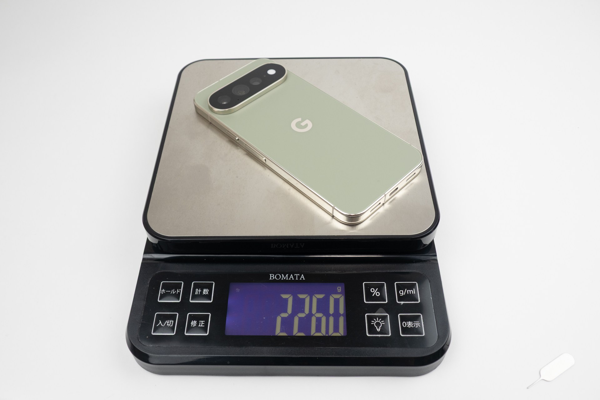 Pixel 11 Pro XLは実測も226g