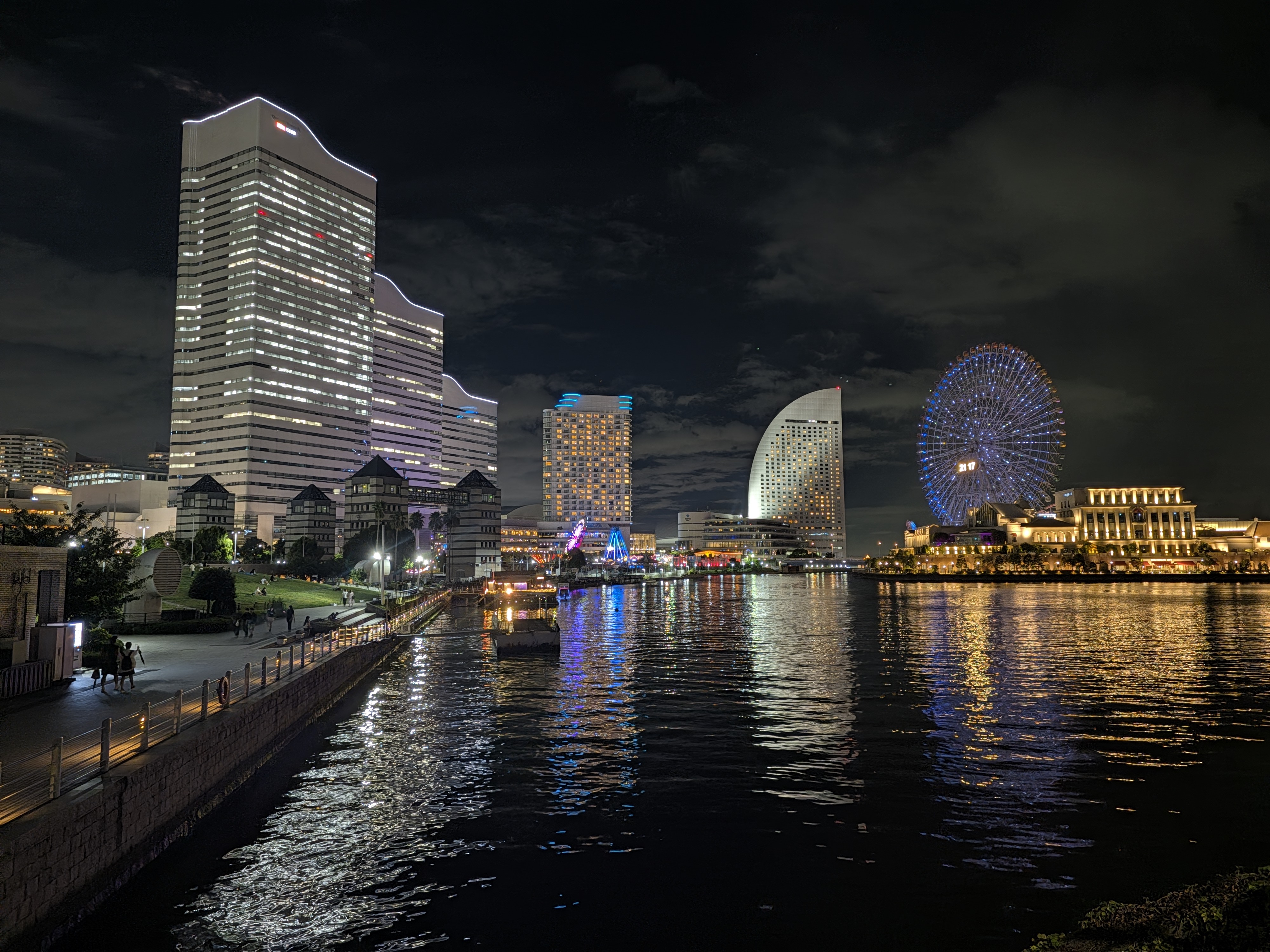 夜景モードで撮影